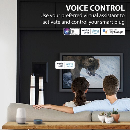 Smart Plug, Mini Smart WiFi Outlet Compatible with Alexa, Google Assistant 2/PK