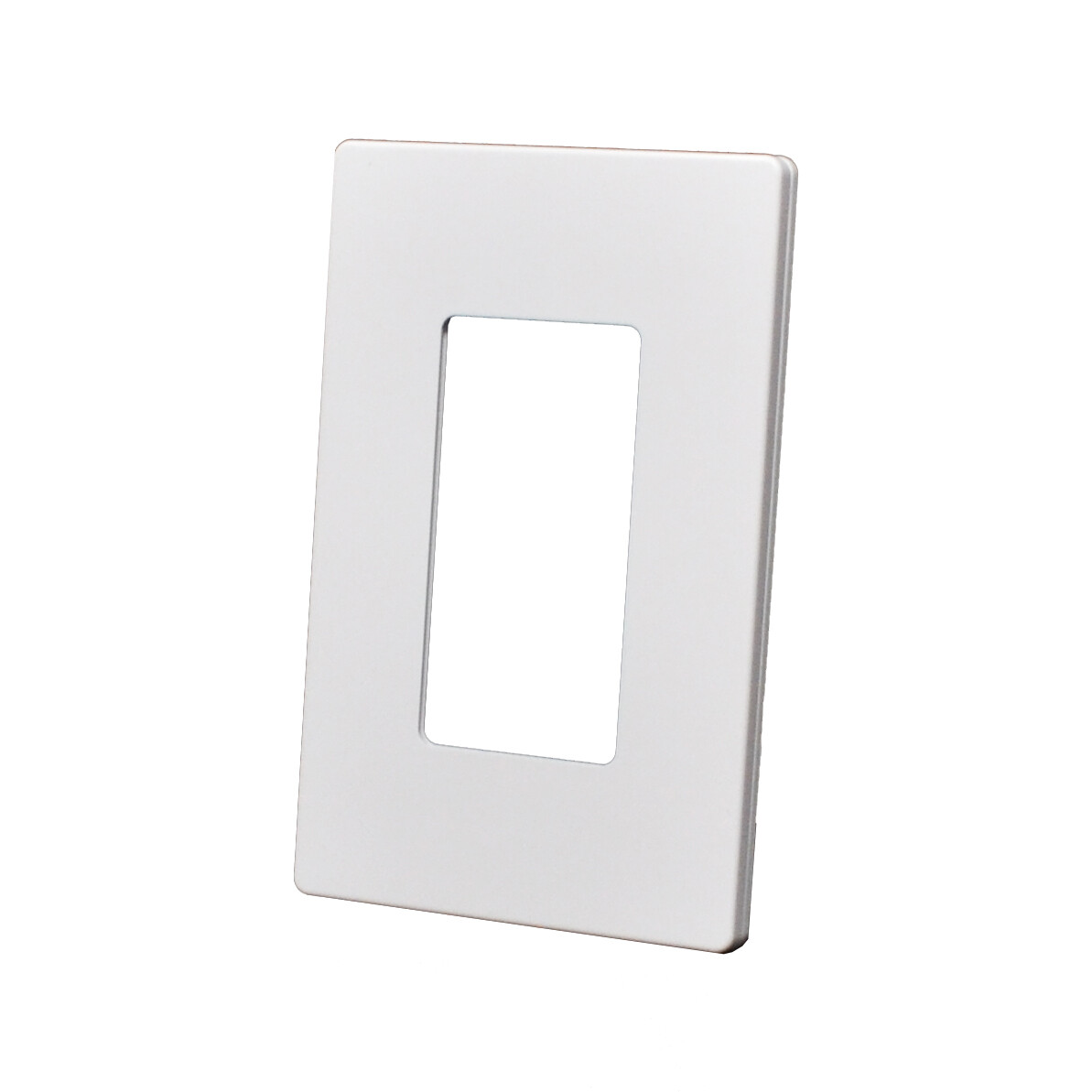 25pcs 1 Gang Screwless Snap On Decorator Wall Plate White