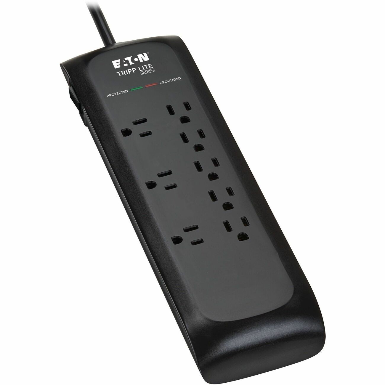 Tripp Lite TLP86B 8-Outlet Surge Protector – 2100J 6′ Cord – Black