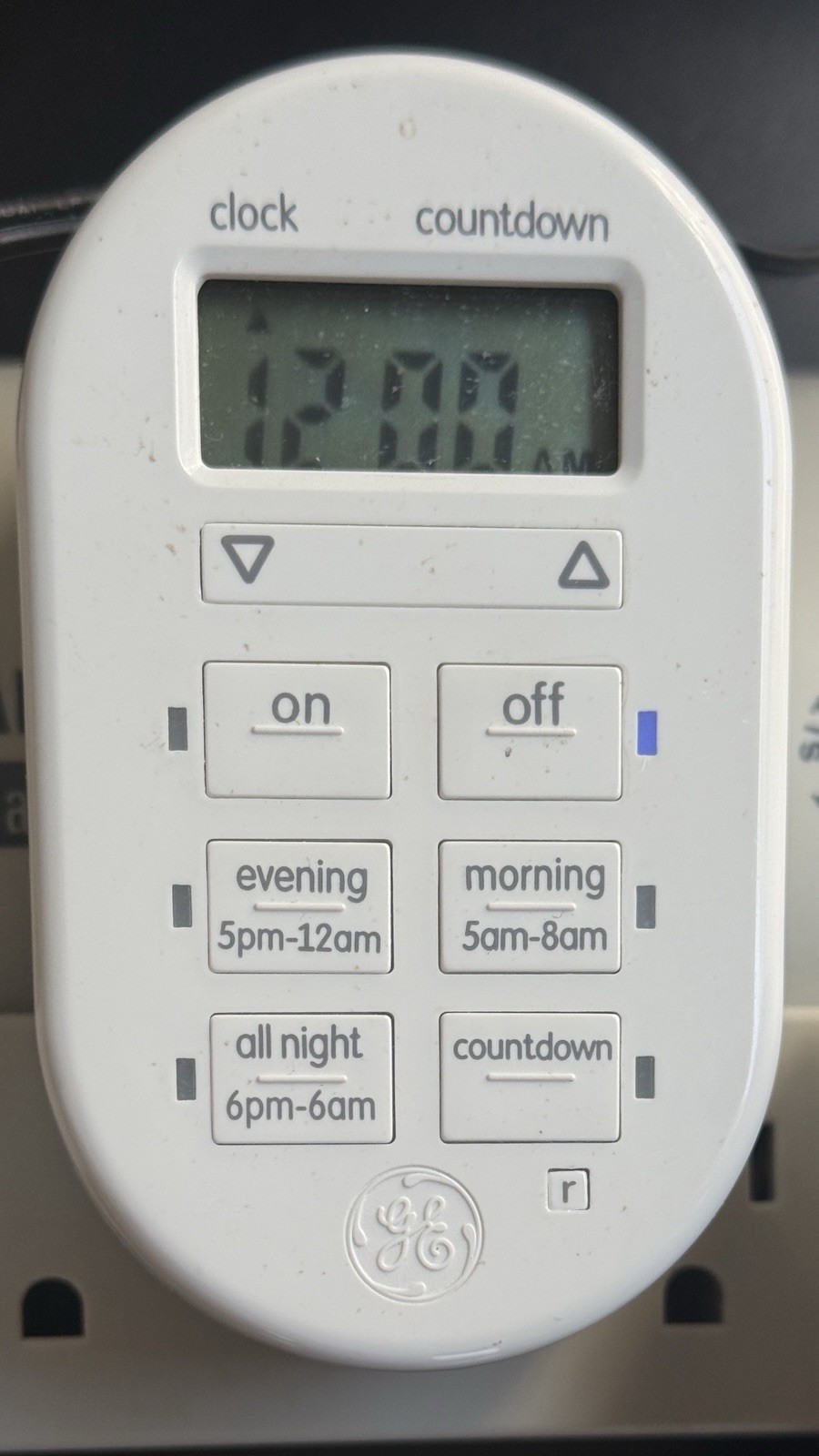 GE TouchSmart Indoor Timer Model 13479 125V60Hz 15A , Auto Light On Off – Used