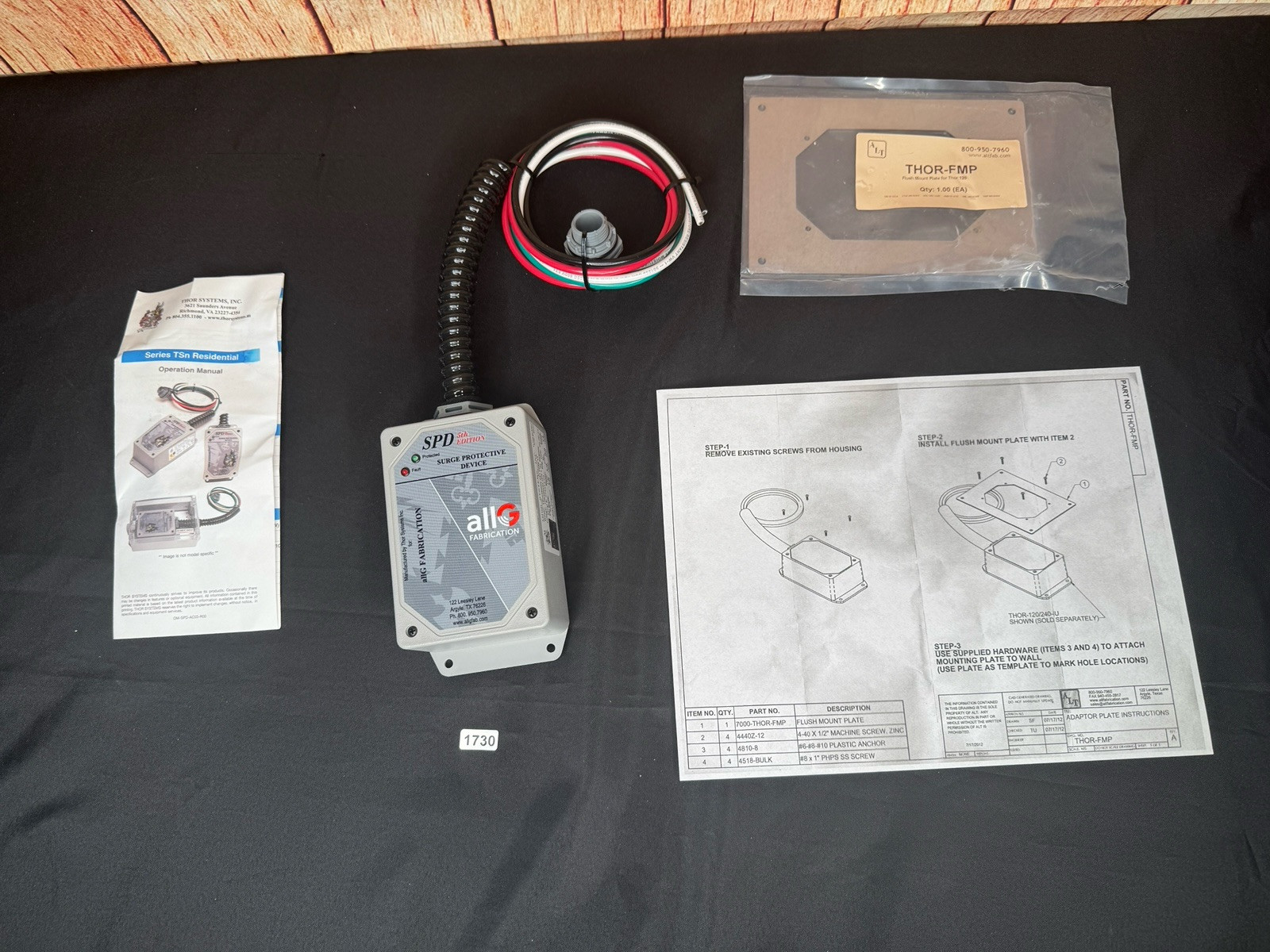 Thor Systems SPD Surge Protective Device TSnc050Wz 120/240V (See Description)