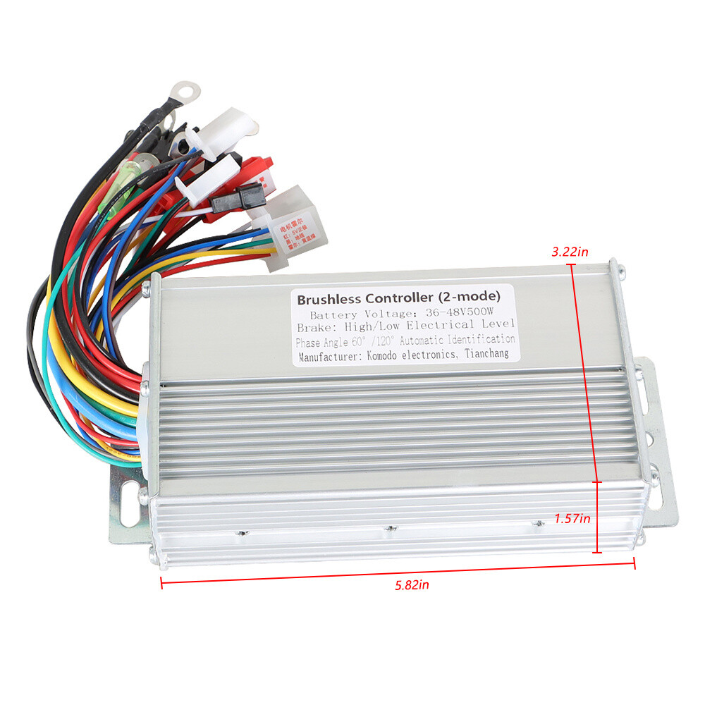 500W 36-48V For Electric E-bike Scooter DC Brushless Motor Speed Controller
