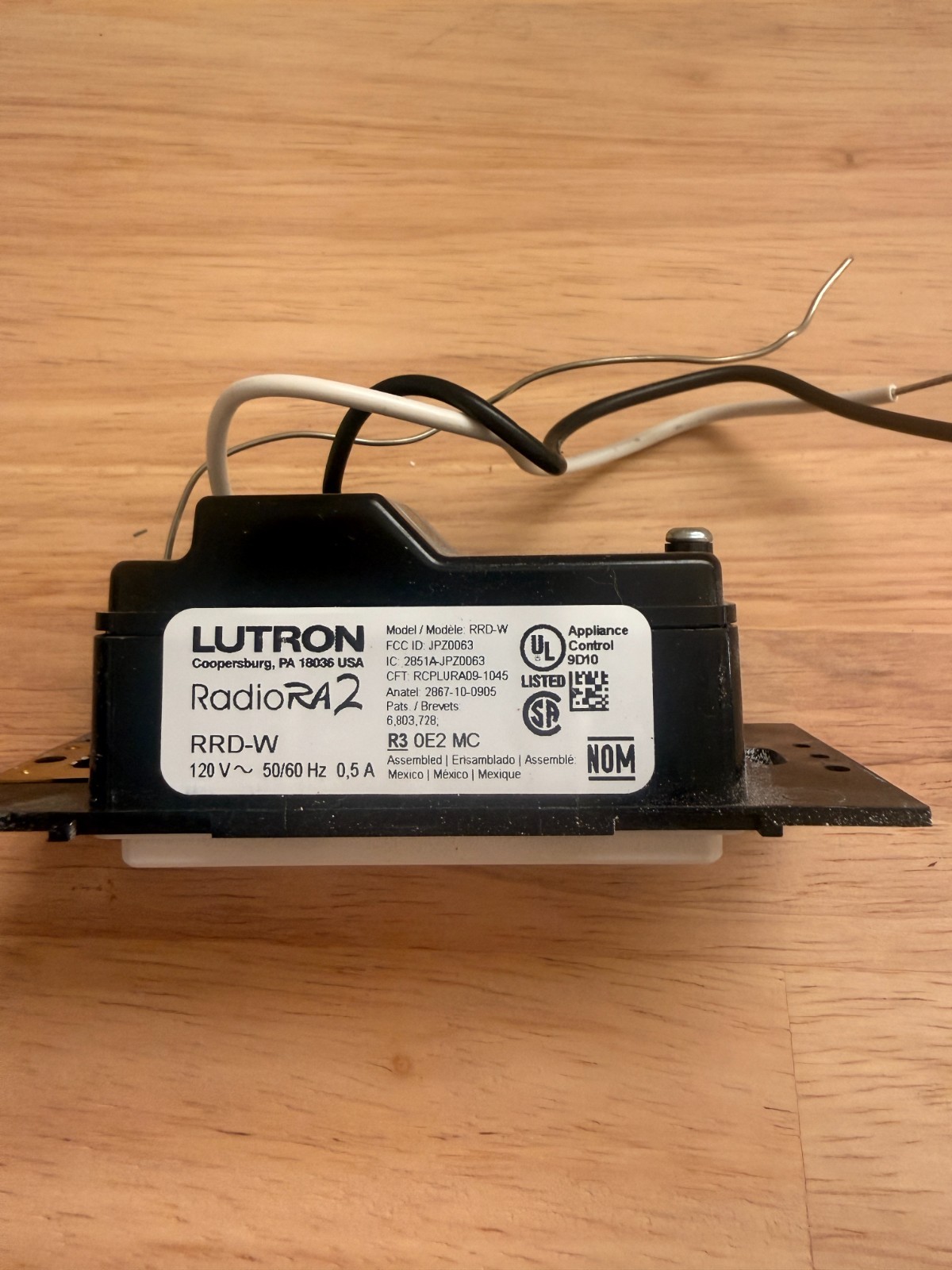 Lutron Radio Ra 2 RRD-W Used Matte White