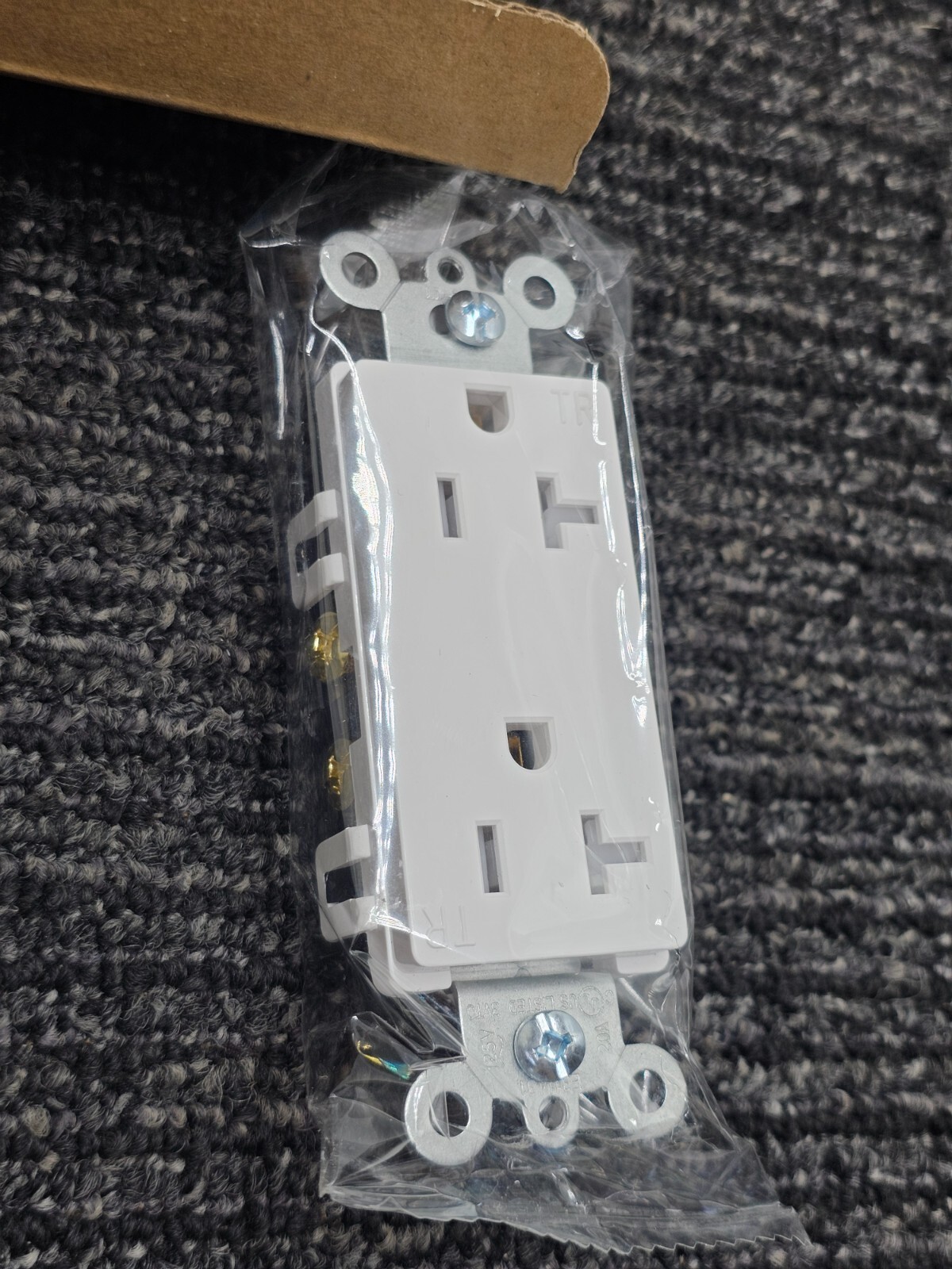 (QTY 10) Micmi B08N2ZG8HD Outlet Socket, Decora Duplex Receptacle 125V 20A