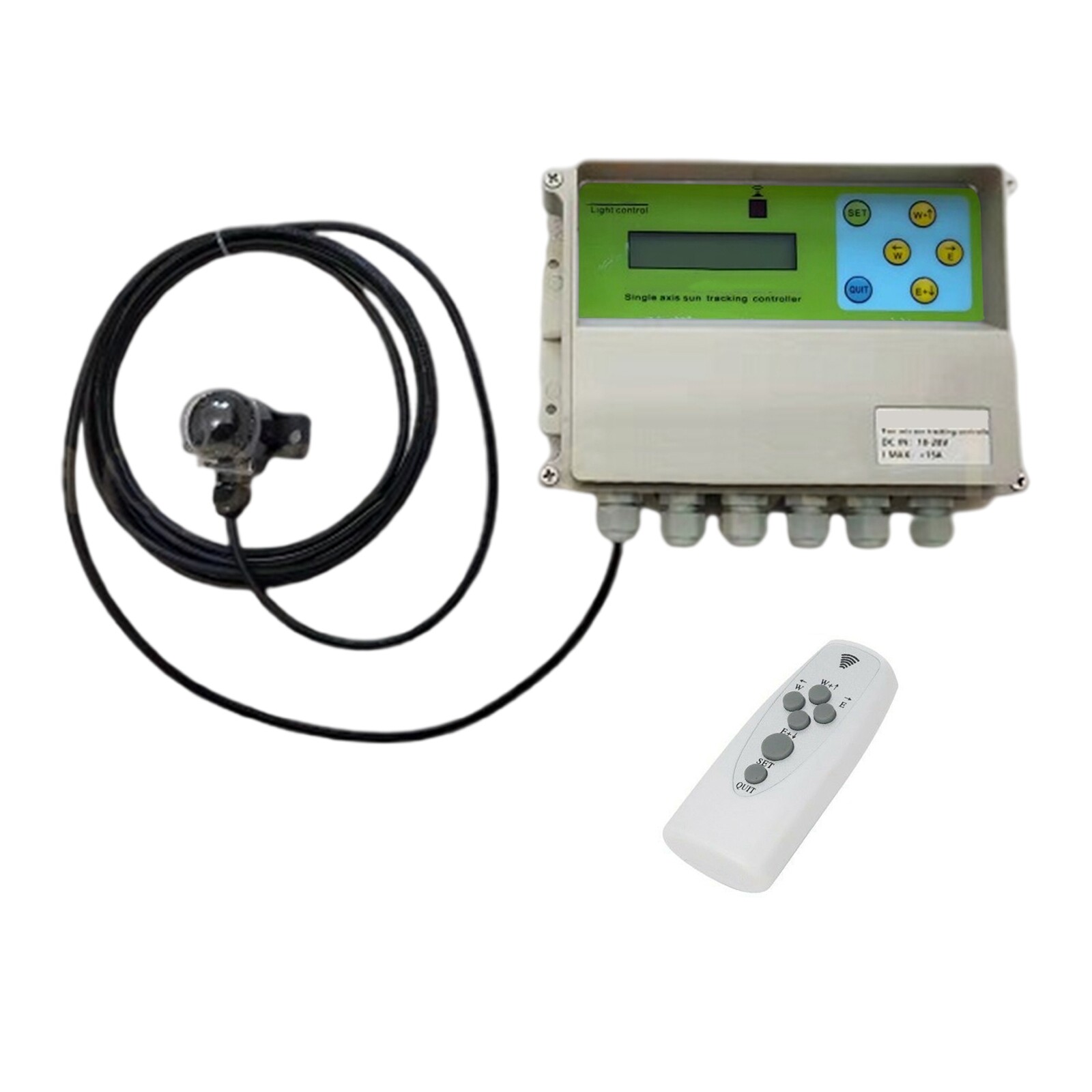 Single Axis Solar Tracker Controller LCD Automatic Solar Tracking Remote Control