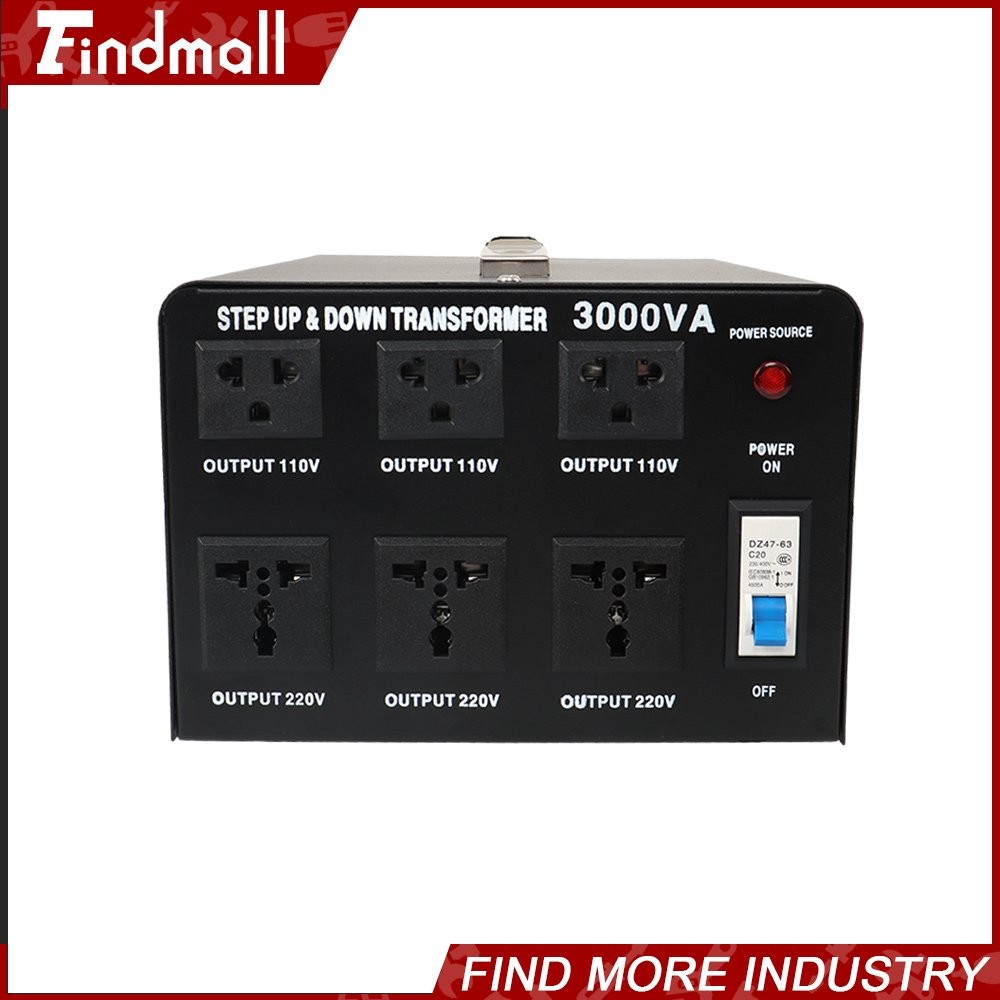 3000W Voltage Converter Transformer Step Up/Down 110V-120V to/From 220-240V