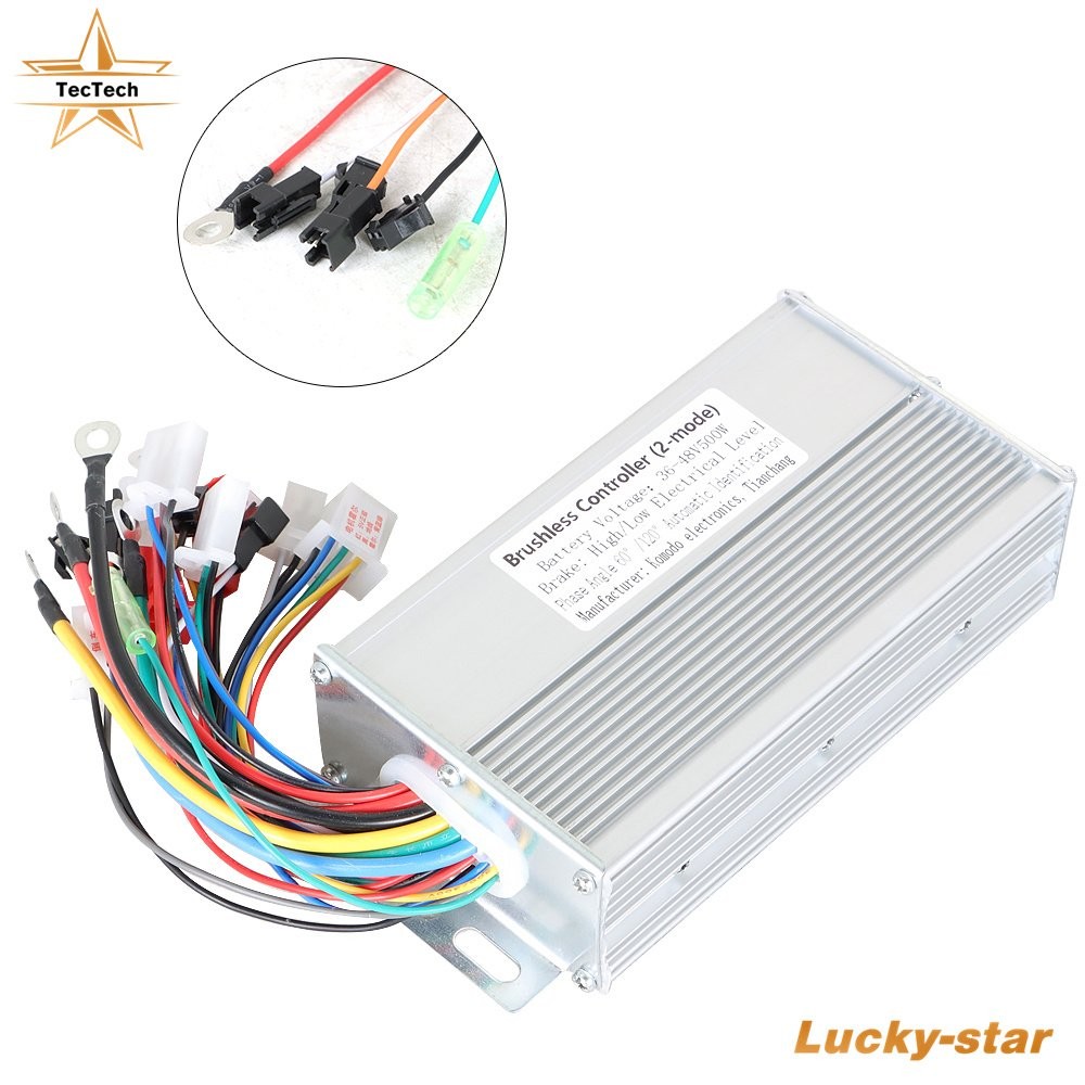 36-48V Fit For Electric E-bike Scooter DC Brushless Motor Speed Controller 500W