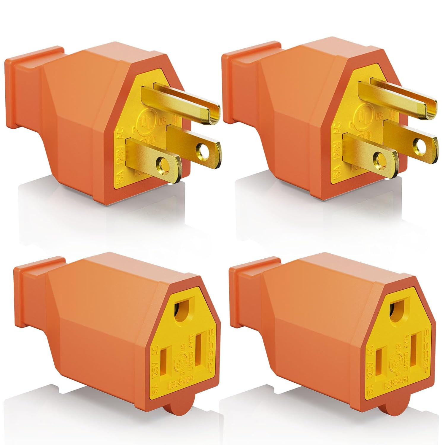 Extension Cord Ends Male and Female Replacement Plug and Connector