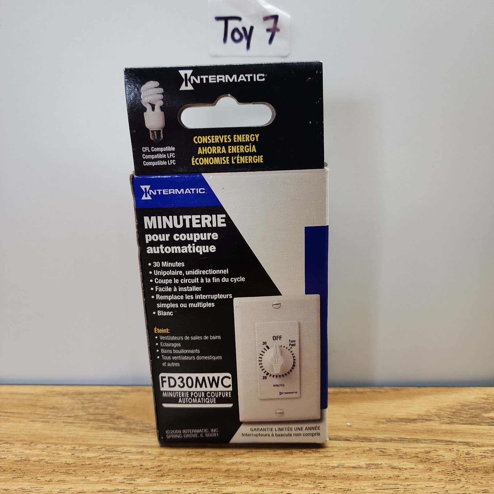 Intermatic FD30MWC Auto Shut-Off 30-Minute Single Pole Single Throw