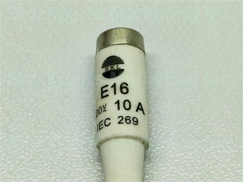 Lot 3 Pcs. SKL E16 IEC 269 Fuse 500V 10A 30 Days Warranty Fast Shipping