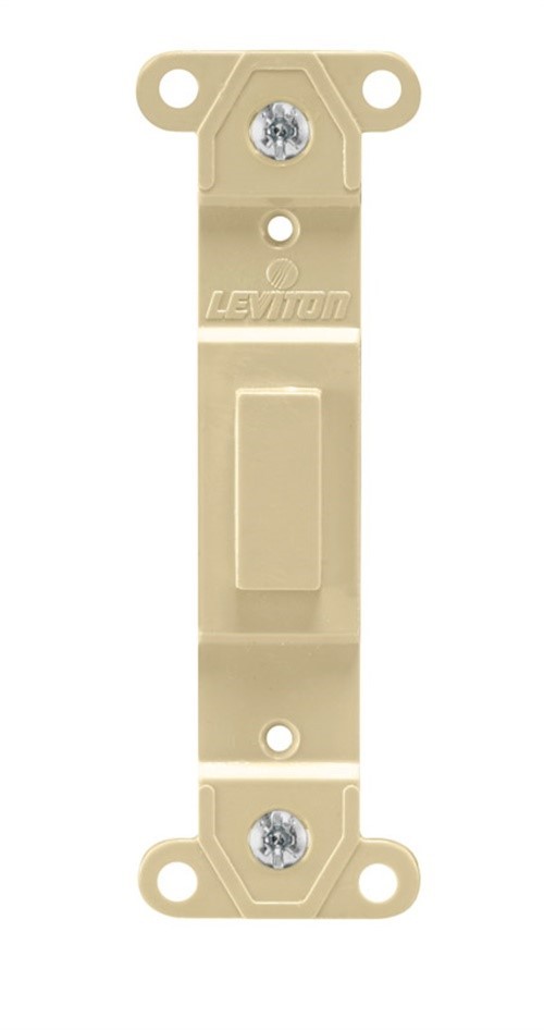Leviton 80700-00I Ivory 1-Gang Rectangle Plastic Blank Wall Plate