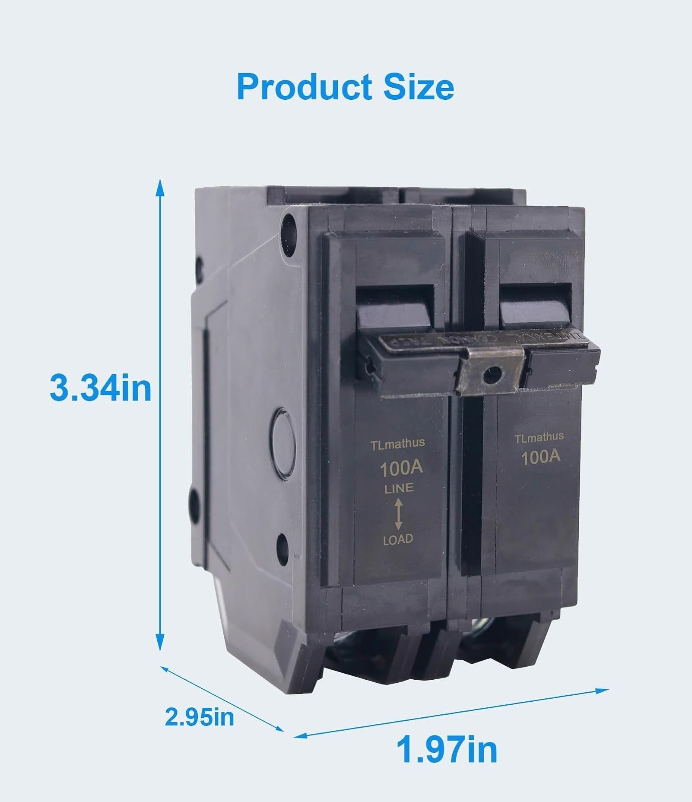 100 Amp 2 Pole Circuit Breaker THQL Plug-In for GE Load Centers