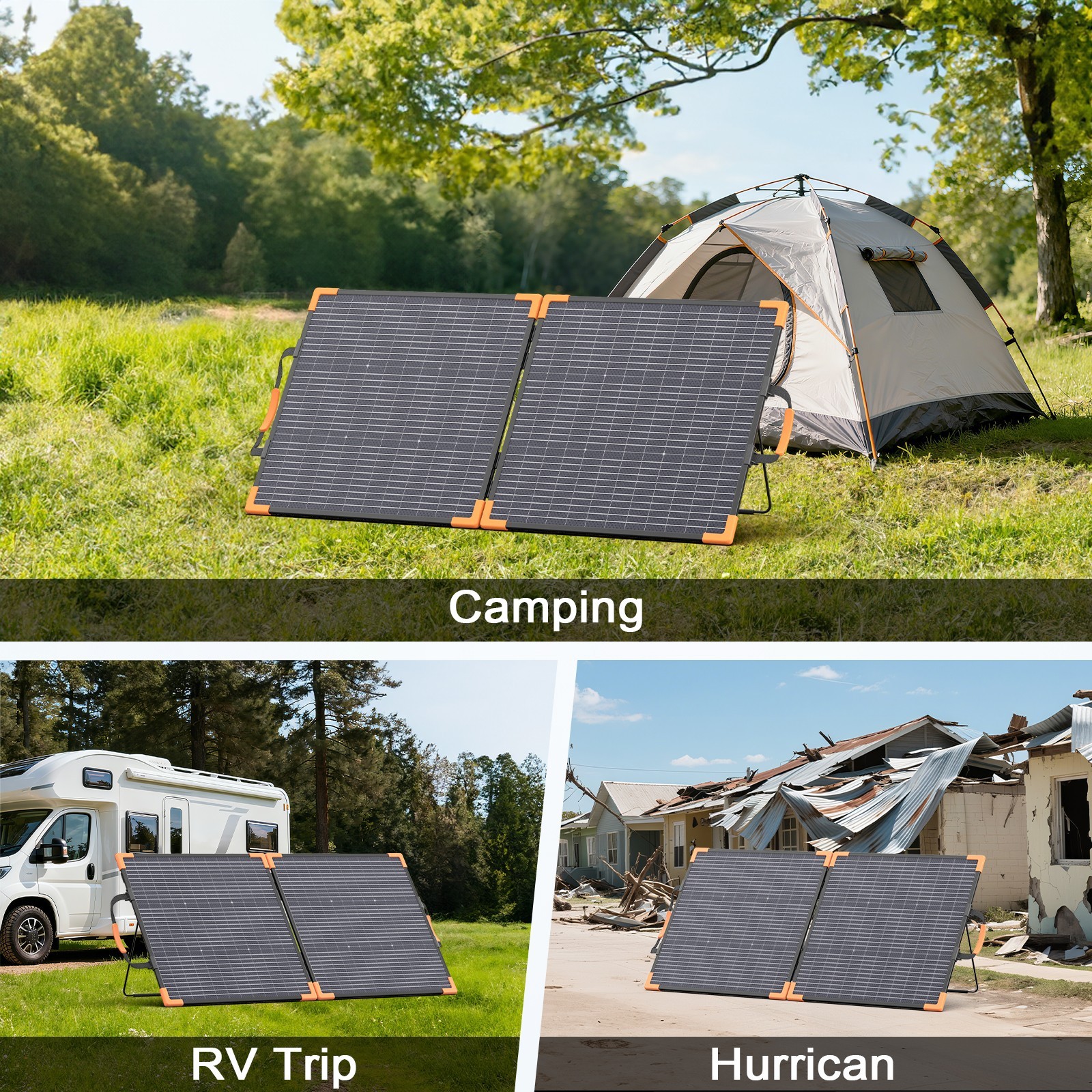 100W Solar Panel Camping Charger for Jackery Explorer 1000 v2 Solargenerator