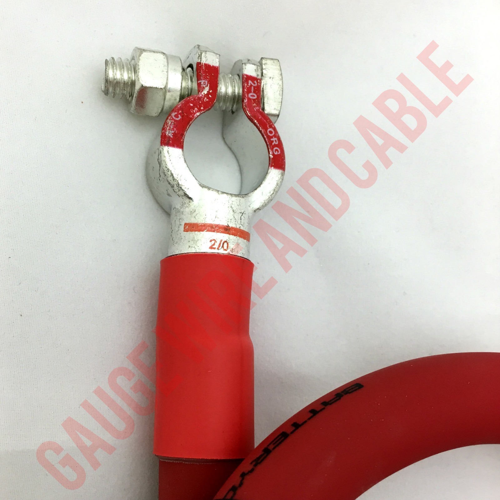 Positive Battery Cable 2/0 AWG 00 Gauge Ga Copper Custom Made Auto-Truck-Marine