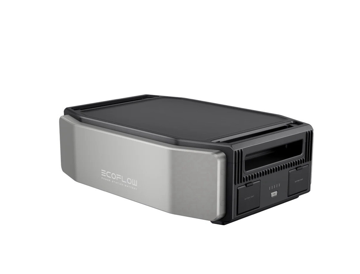 EcoFlow Portable Power Station Battery Module Charger Gray Black