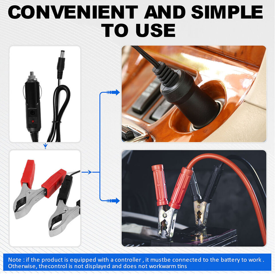60W Solar Panel 18V Trickle Charger Battery Charger Kit Maintainer Boat Car RV