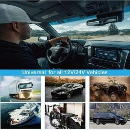 Dual USB Charger with Waterproof Rating for Cars and RVs – 18W Power