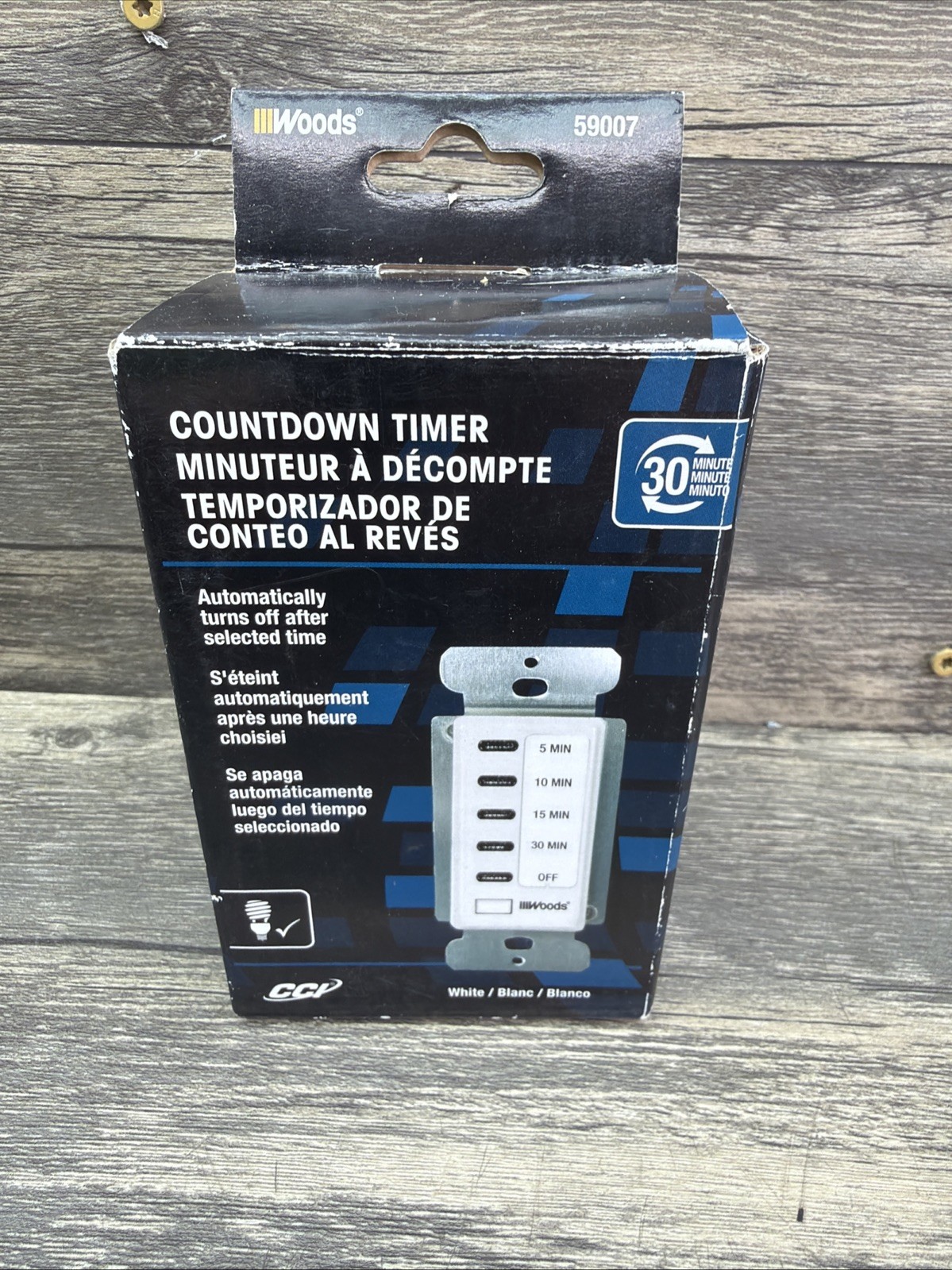 30 Minute Energy Saving Wall Timer Switch for Lights Fans Heaters