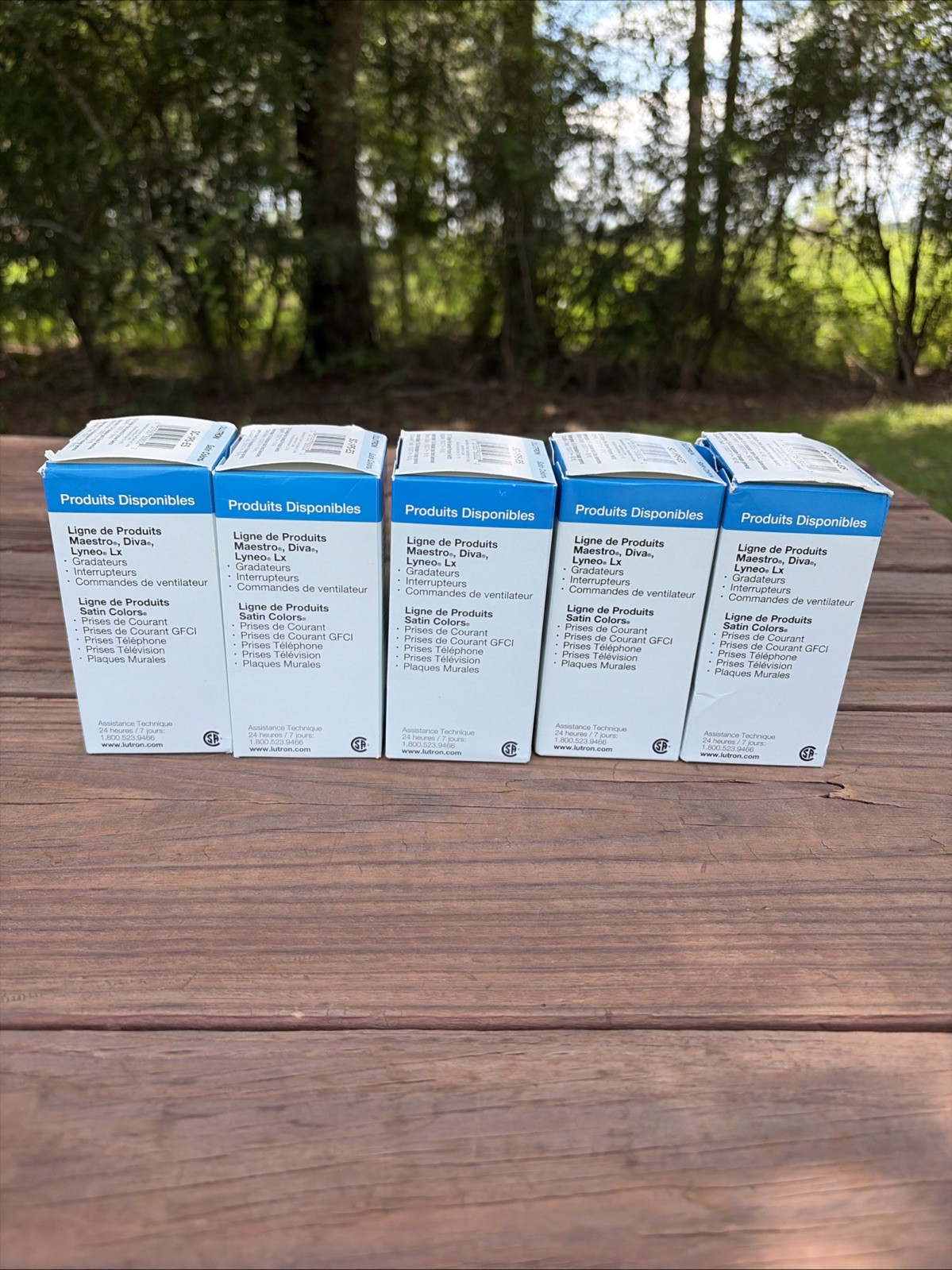 LOT OF 5 Lutron Satin Color Eggshell SC-1PS-ES Single Pole Switch “NEW”