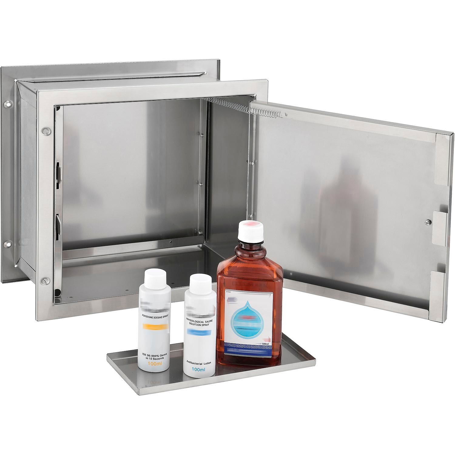 Pass Through Specimen Cabinet Stainless Steel 13-1/4″W x 6″D x 12-3/4″H