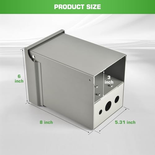 30 Amp RV Outlet Box, NEMA TT-30R RV Electrical Panel-Weatherproof for 30A