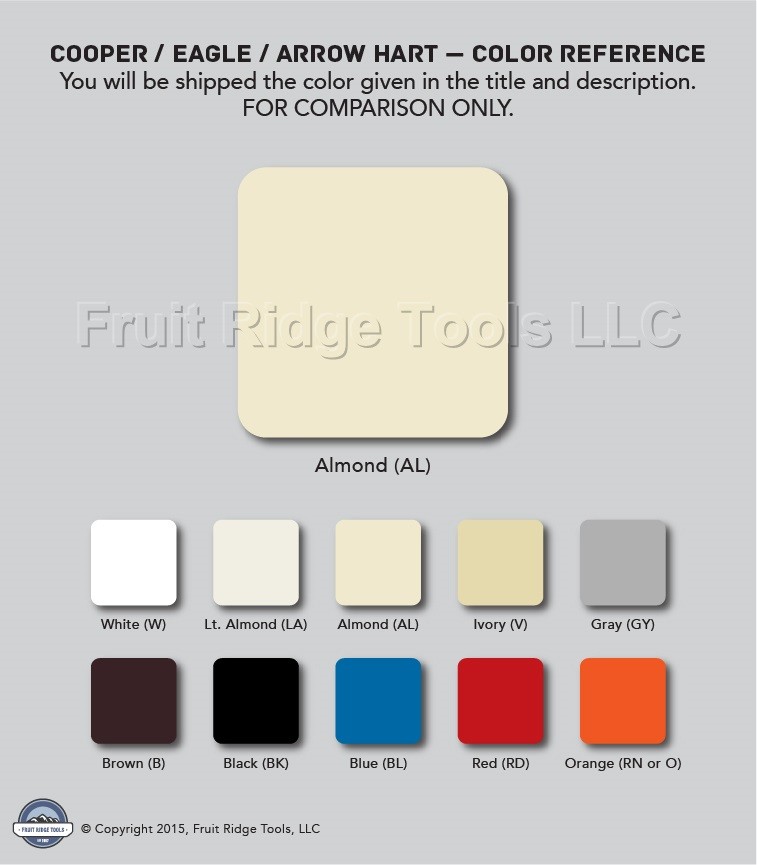 Cooper Almond Combination Decorator Triple Rocker Wall Switch Control 3283A