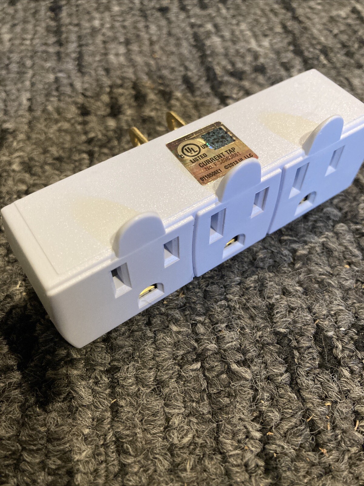 3 Way Power Strip – 3 Outlet From 1 Adapter – Litesun LA-9 – 3 Prong