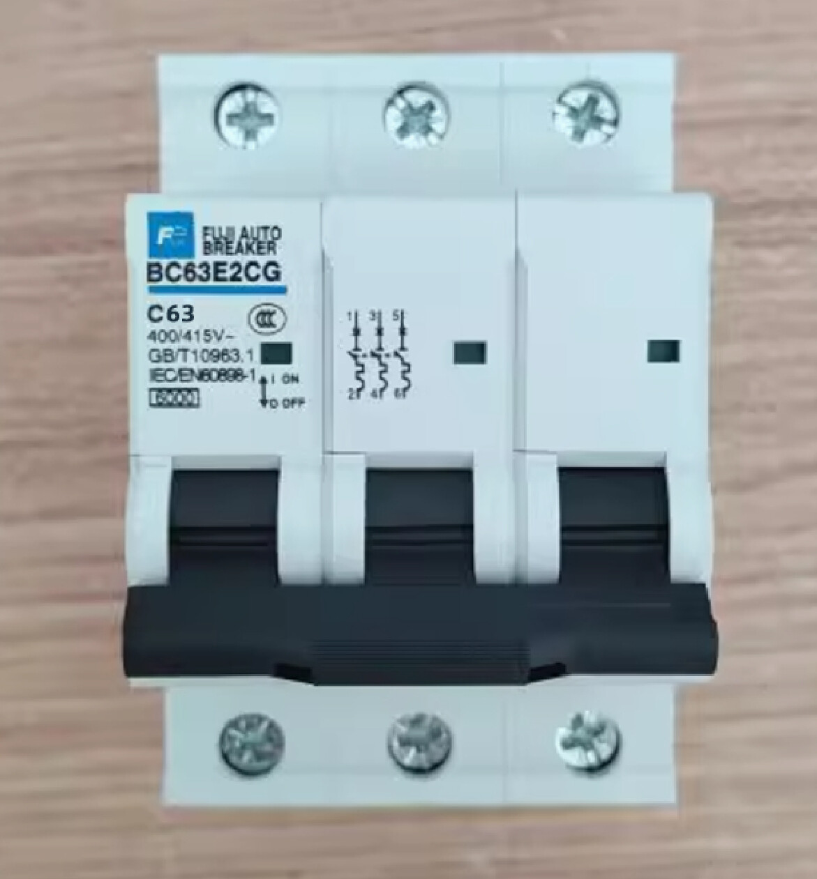 Fuji Electric Miniature Circuit Breaker MCB BC63E2CG-3P C63 63A