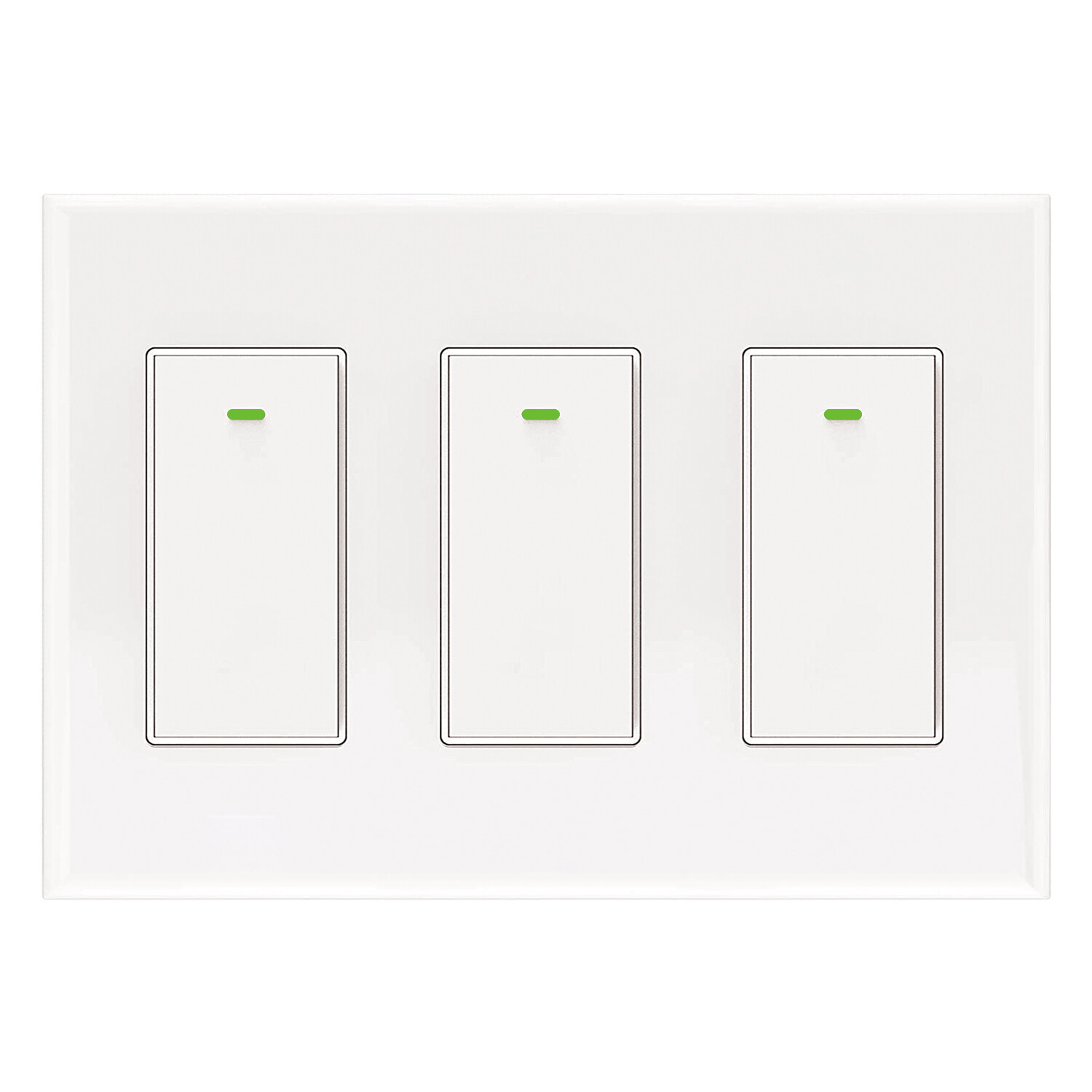 3 Gang Smart WIFI Switch Light Wall Works w/ Alexa Google Home voice smart life