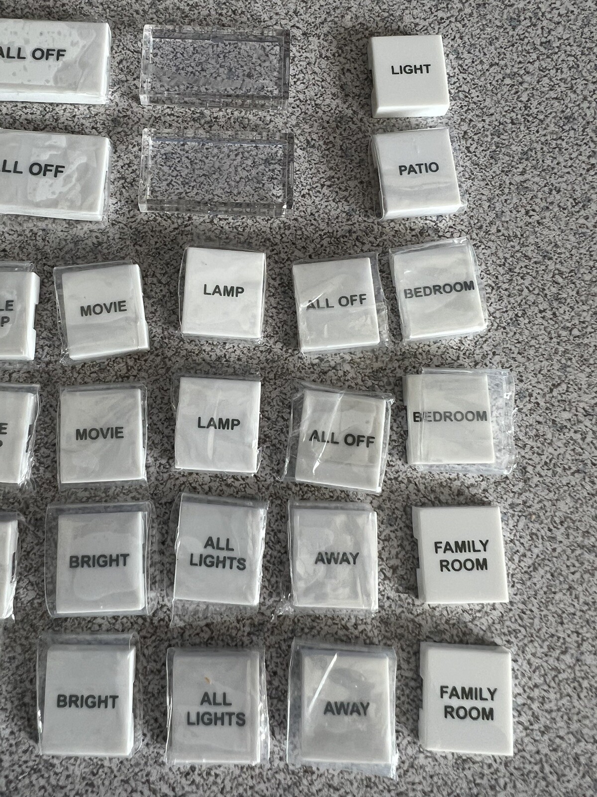 Insteon Customized Buttons for 6 or 8 button KeypadLinc Switches – You Pick