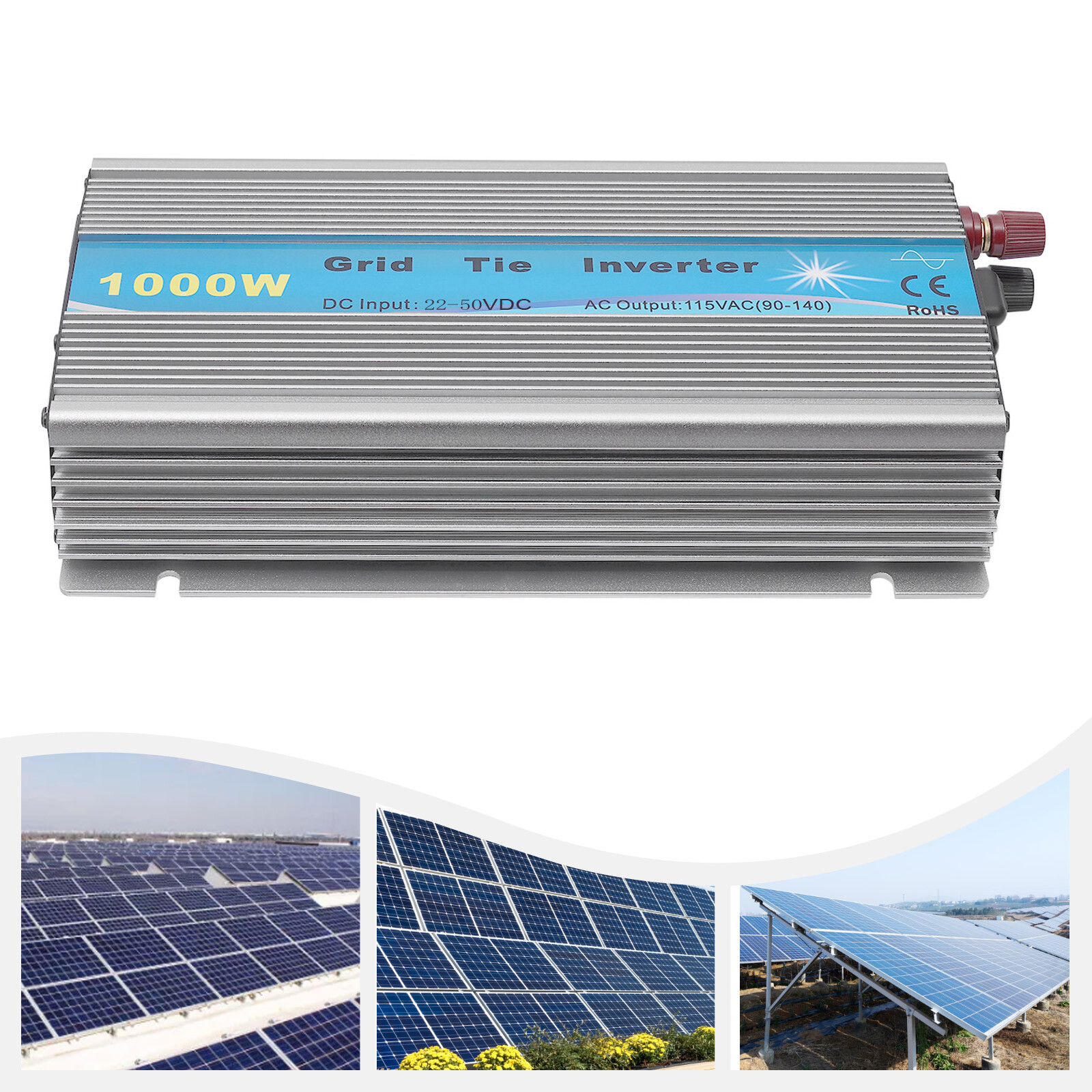 Solar Micro Inverter MPPT Grid Tie Inverter Pure Sine Wave|DC22-50V to AC90-140V