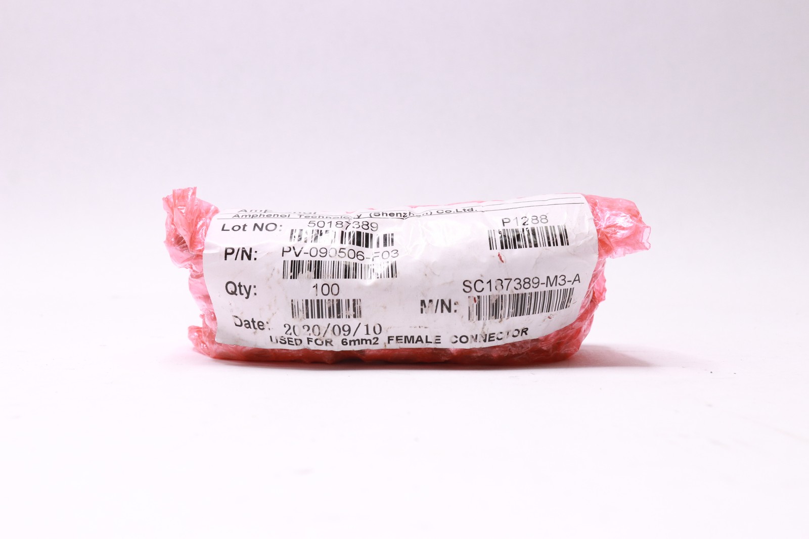 (100-Pk) Amphenol Solar or Photovoltaic Connectors Socket Contact 6mm/10 AWG