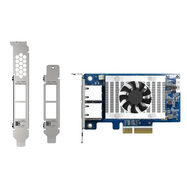 QNAP QXG-10G2T-X710 Dual-Port 10GbE RJ45 Multi-Gig Expansion Card