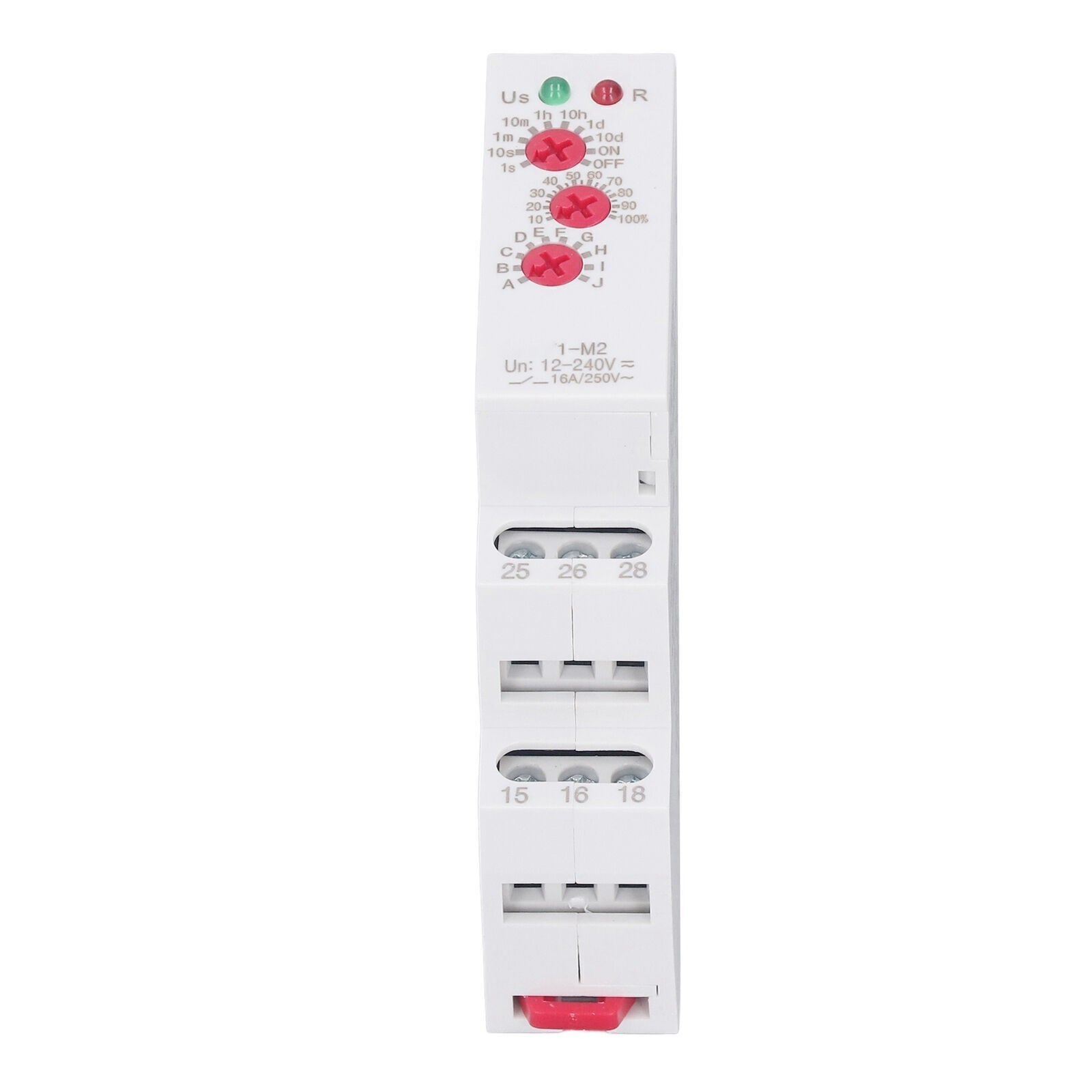 Time Relay Multifunctional Normally Open DIN Rail Delay Timer Switch AC DC