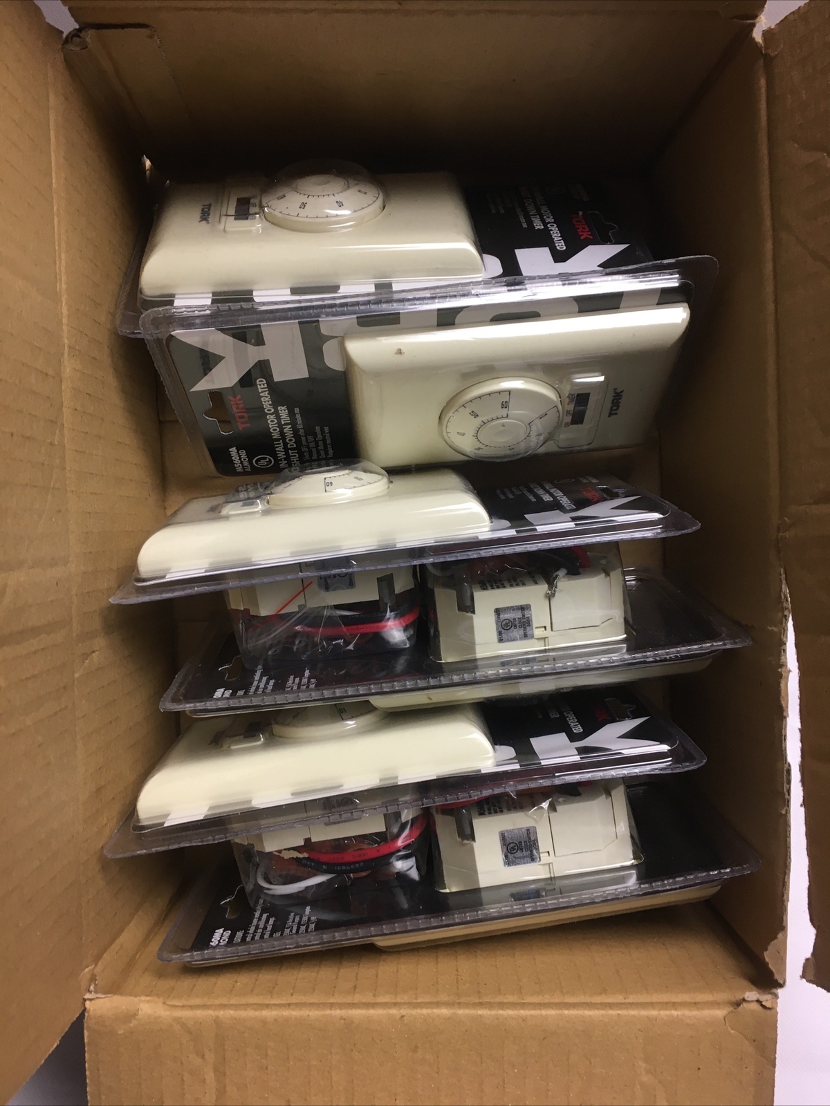 Tork In-Wall Motor Operated Shut Down Timers M560MA Almond 6ct