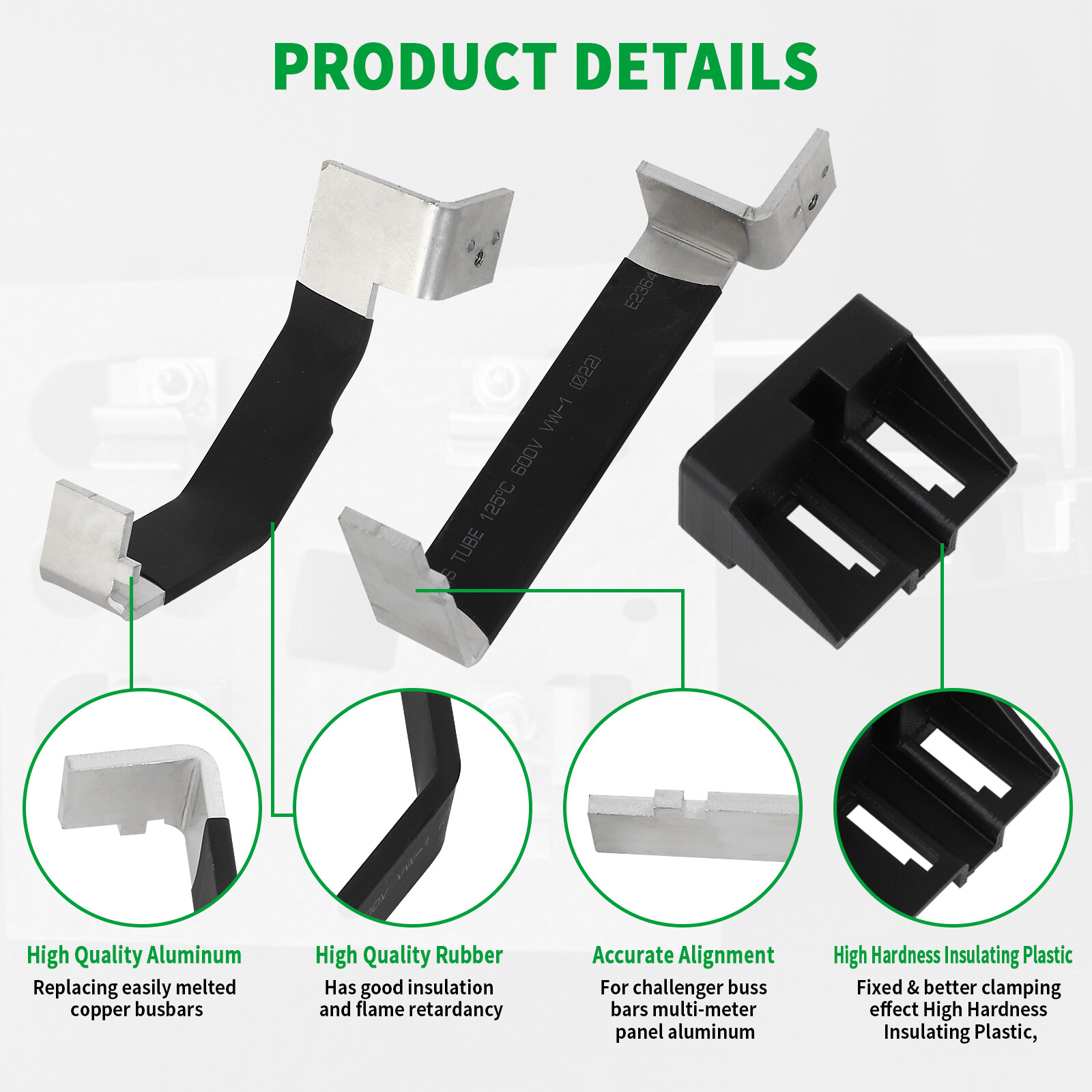 For Challenger 4-6 Pack Meter Socket ALU Bus Bar Replacement kit 125A Aluminum