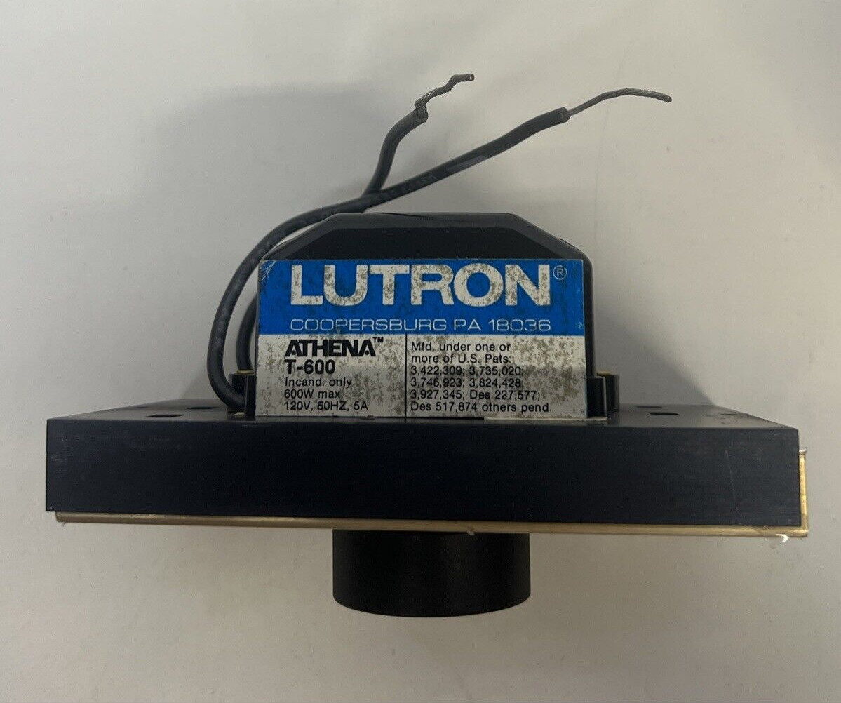 LUTRON T-600 600W, 600W, 120V, 60HZ INCANDESCENT DIMMER