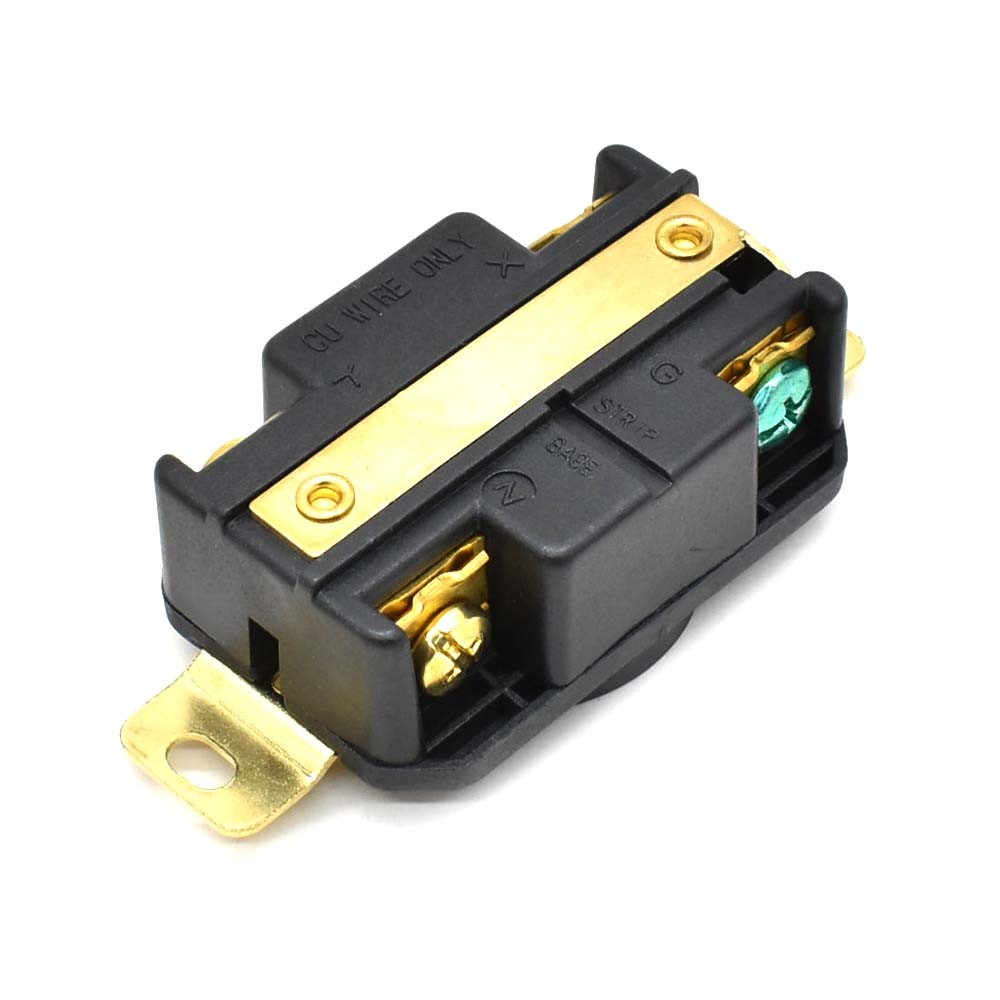 YGP026F Twist Lock Wall Mount Electrical Receptacle 4 Wire, 20 Amps, 250V