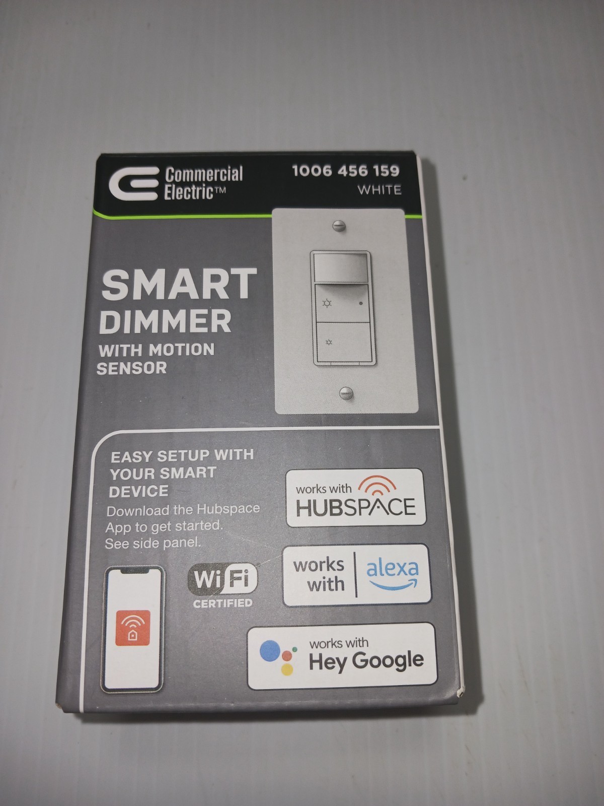 Commercial Electric Smart Dimmer 1006 456 159 With Motion Sensor