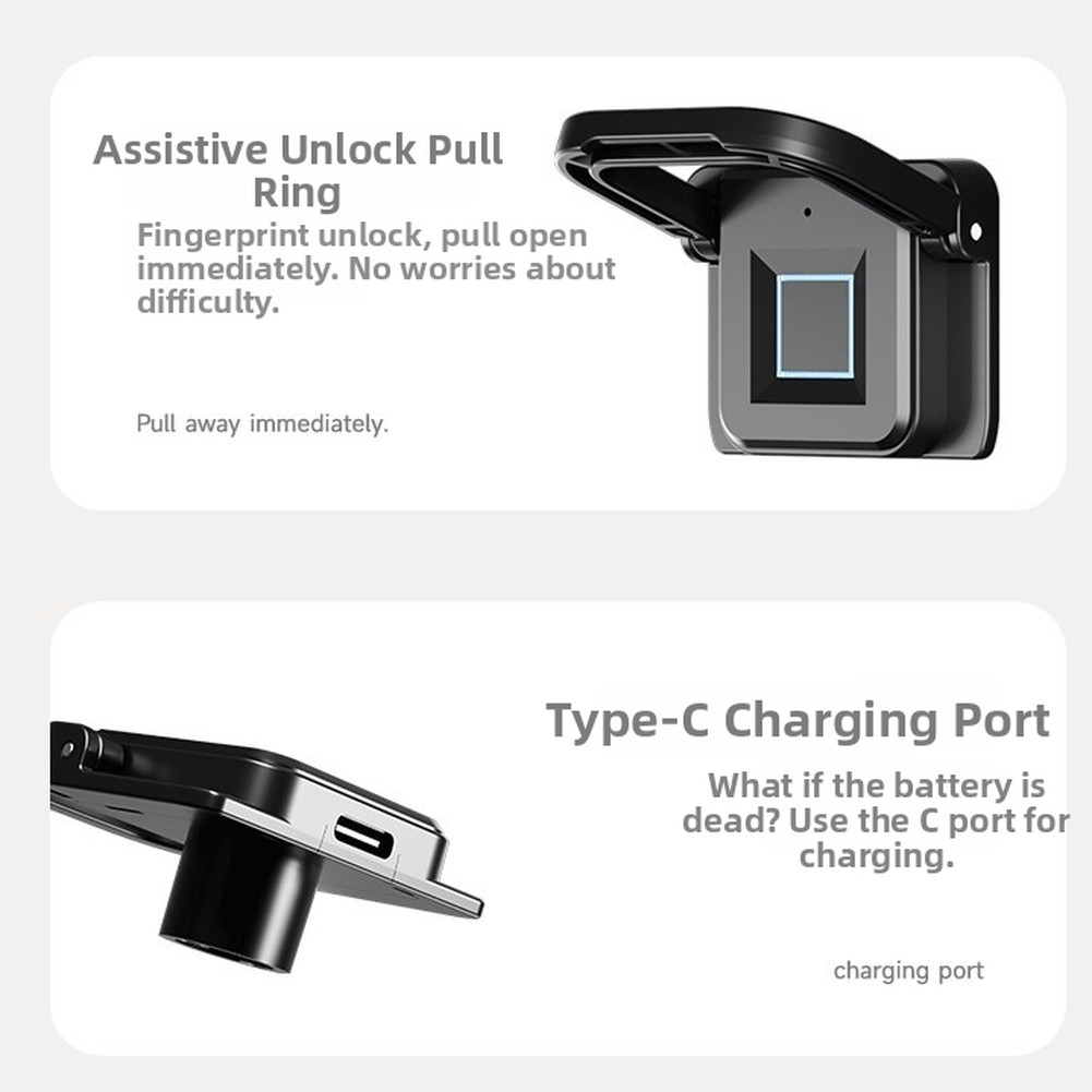 Fingerprint Lock Biometric Security For Home For Office Scratch-resistant Alloy
