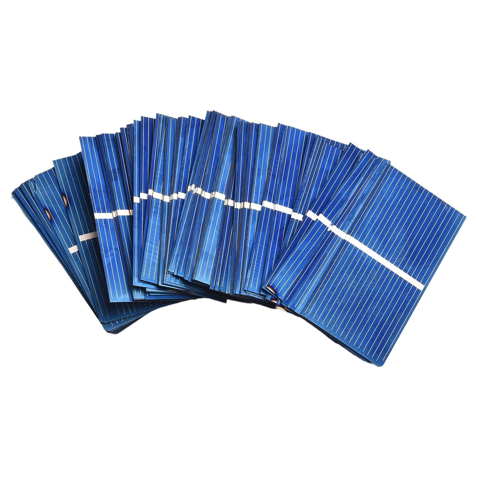 100pcs 0.5V`Mini Solar Cell For Solar Panels 52mmx 26mm Polycrystalline Silicon