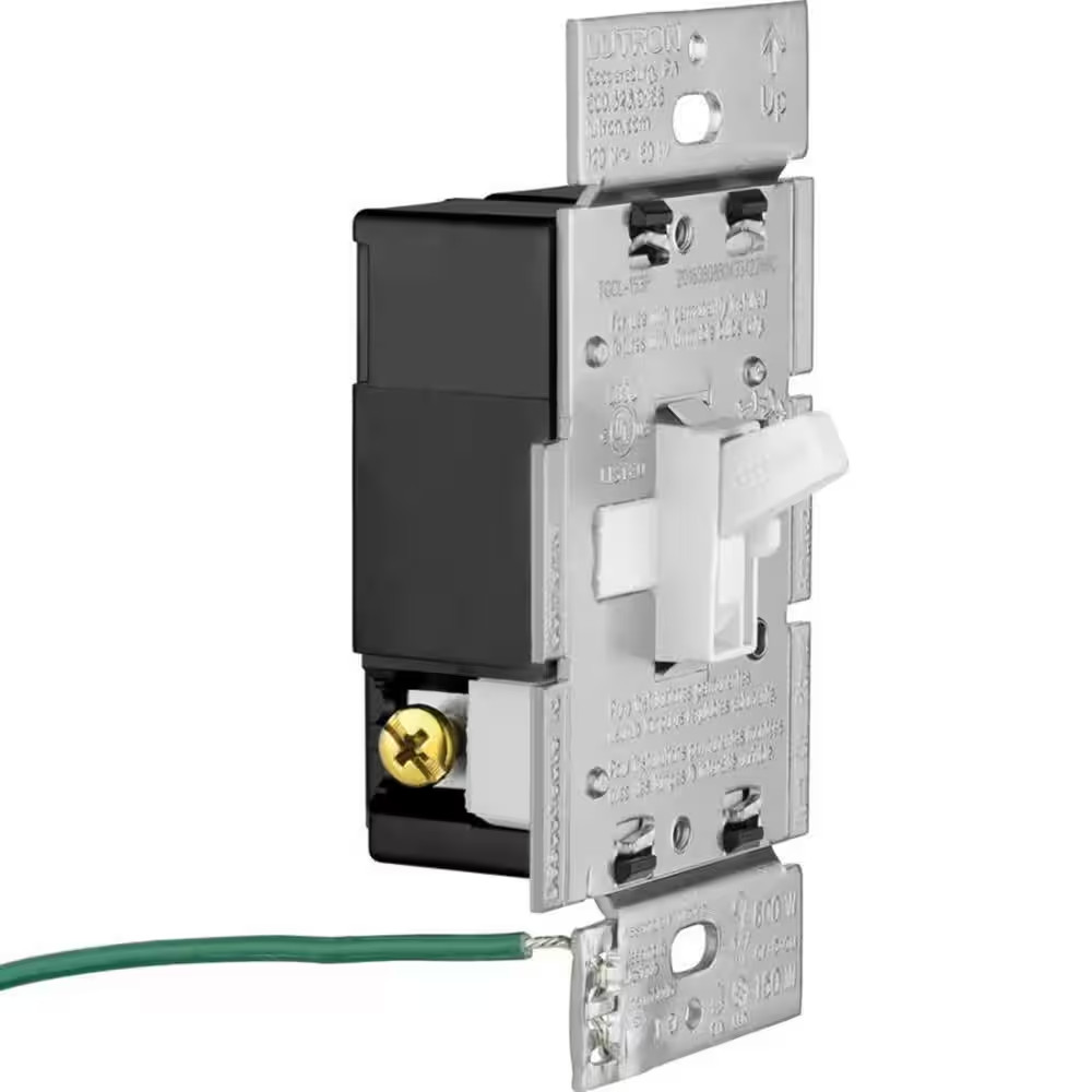 Toggler LED+ Dimmer Switch for Dimmable LED Bulbs, 150W Led/Single-Pole or 3-Way