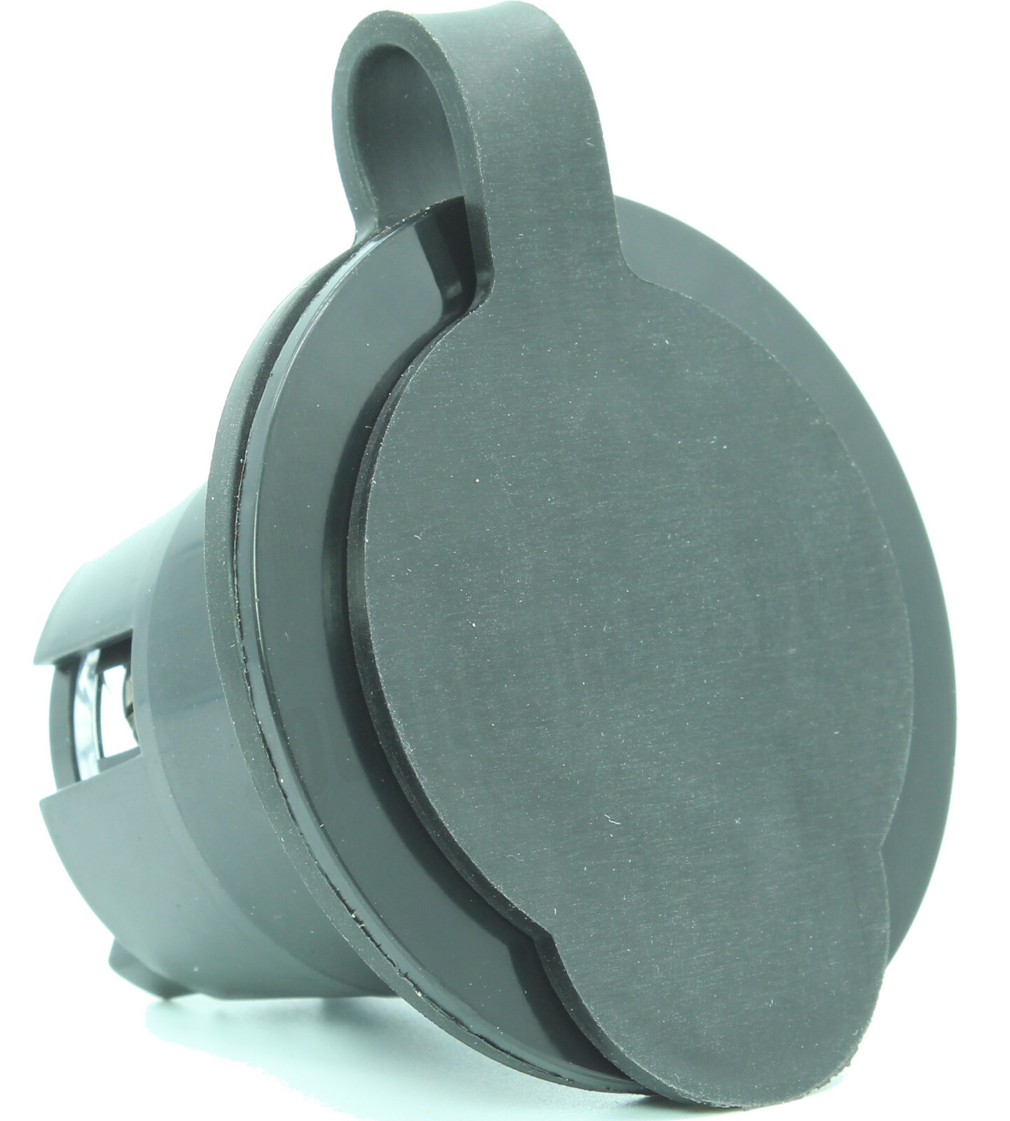 Journeyman-Pro 5278 15 Amp 125 Volt, NEMA 5-15P Flanged Inlet Receptacle Black