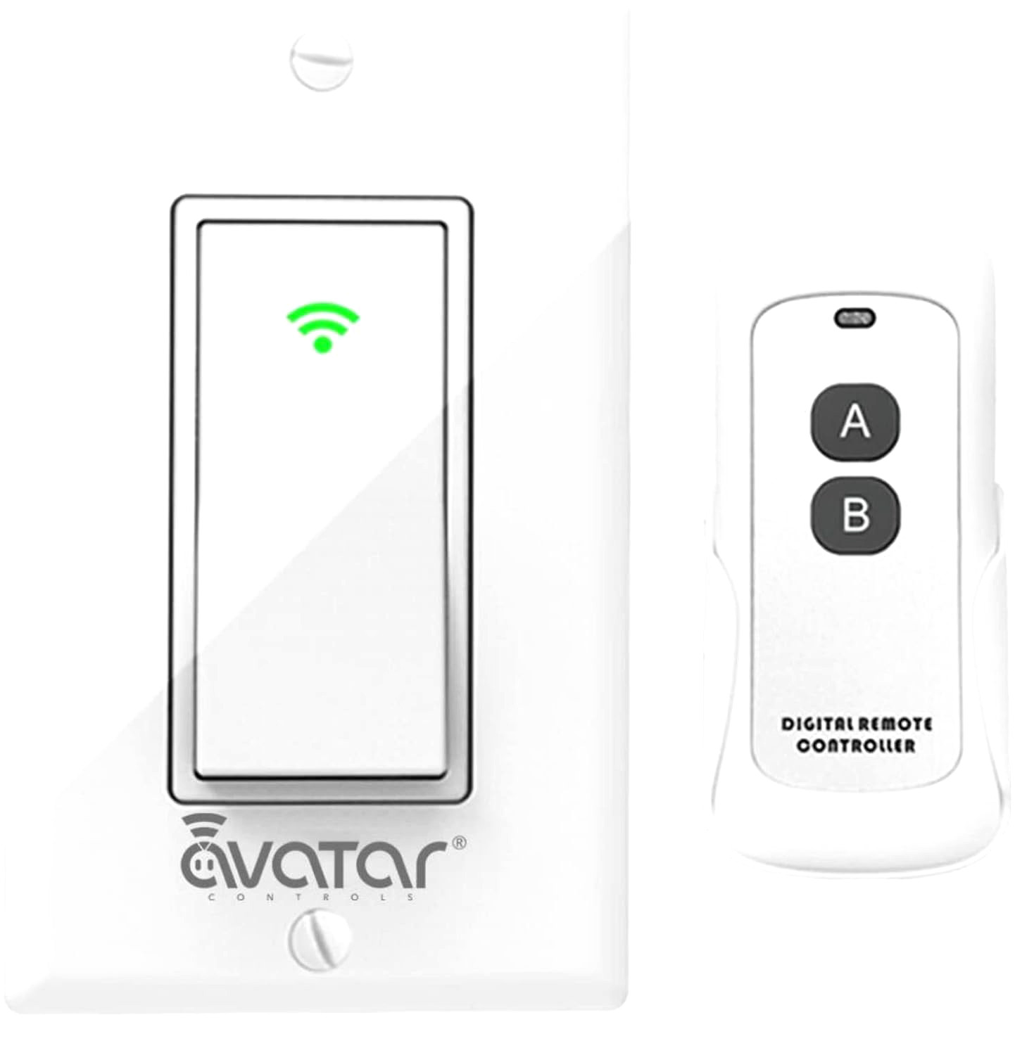 Smart WIFI In-Wall Switch For Alexa Google Home APP No Remote Control&Schedule