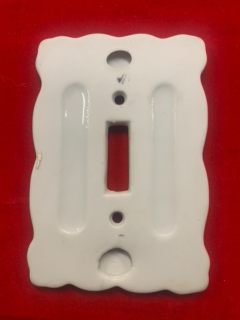 China/hand painted light switch cover Blue For Get Me Not