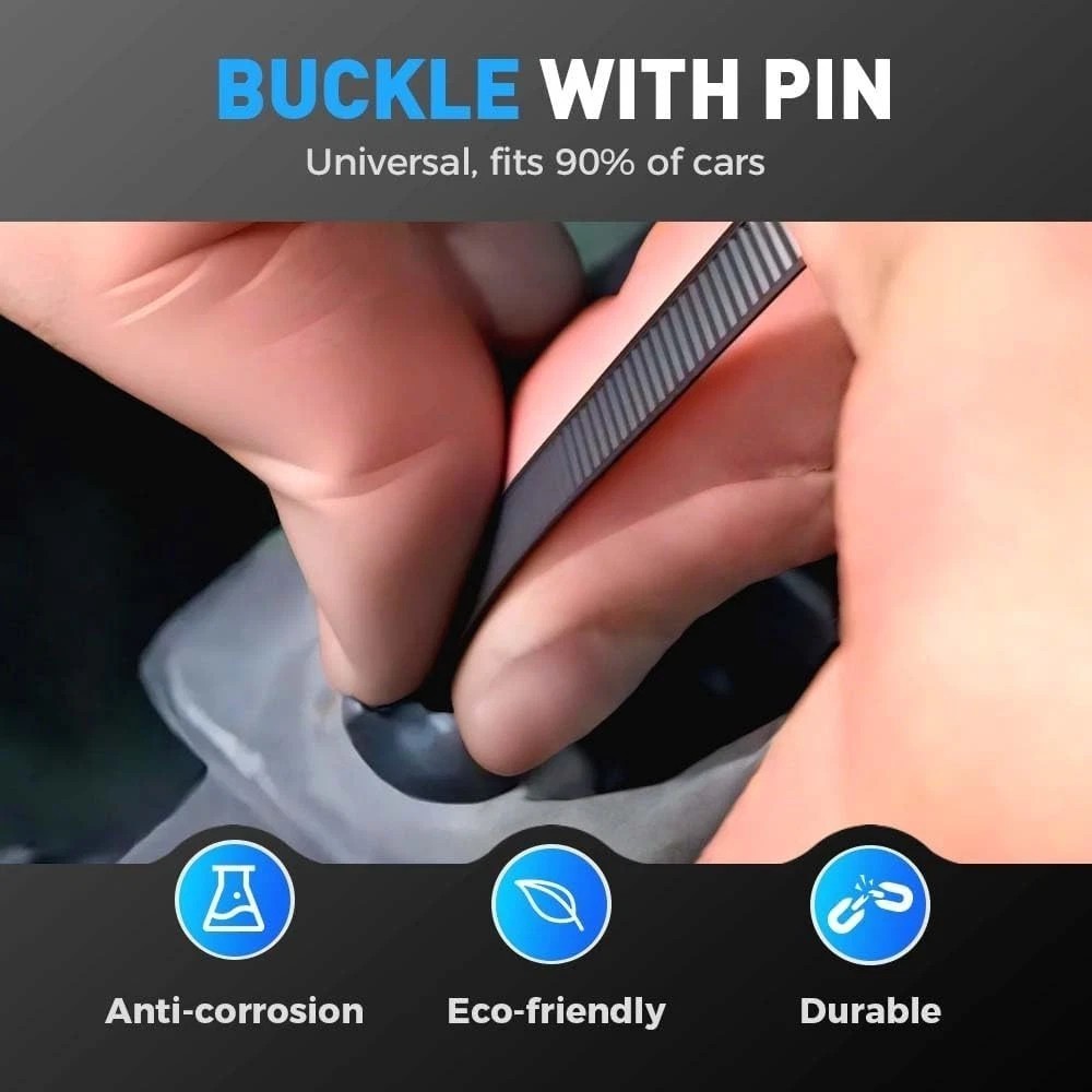 100 PCS Nylon Universal Cable Tie Buckle+Heavy Duty Self-Locking Zip Ties Holder