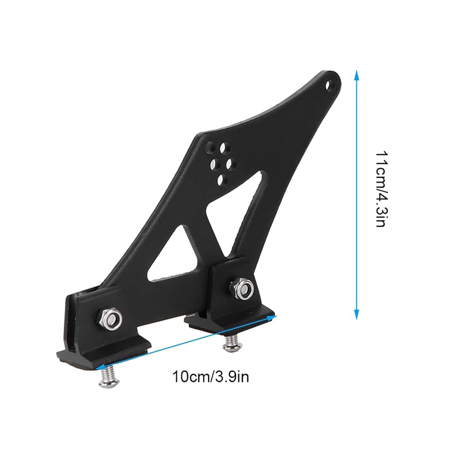 Universal Car Spoiler Mounting Brackets 11cm/4.3in – CNC Aluminum Alloy Rear Win