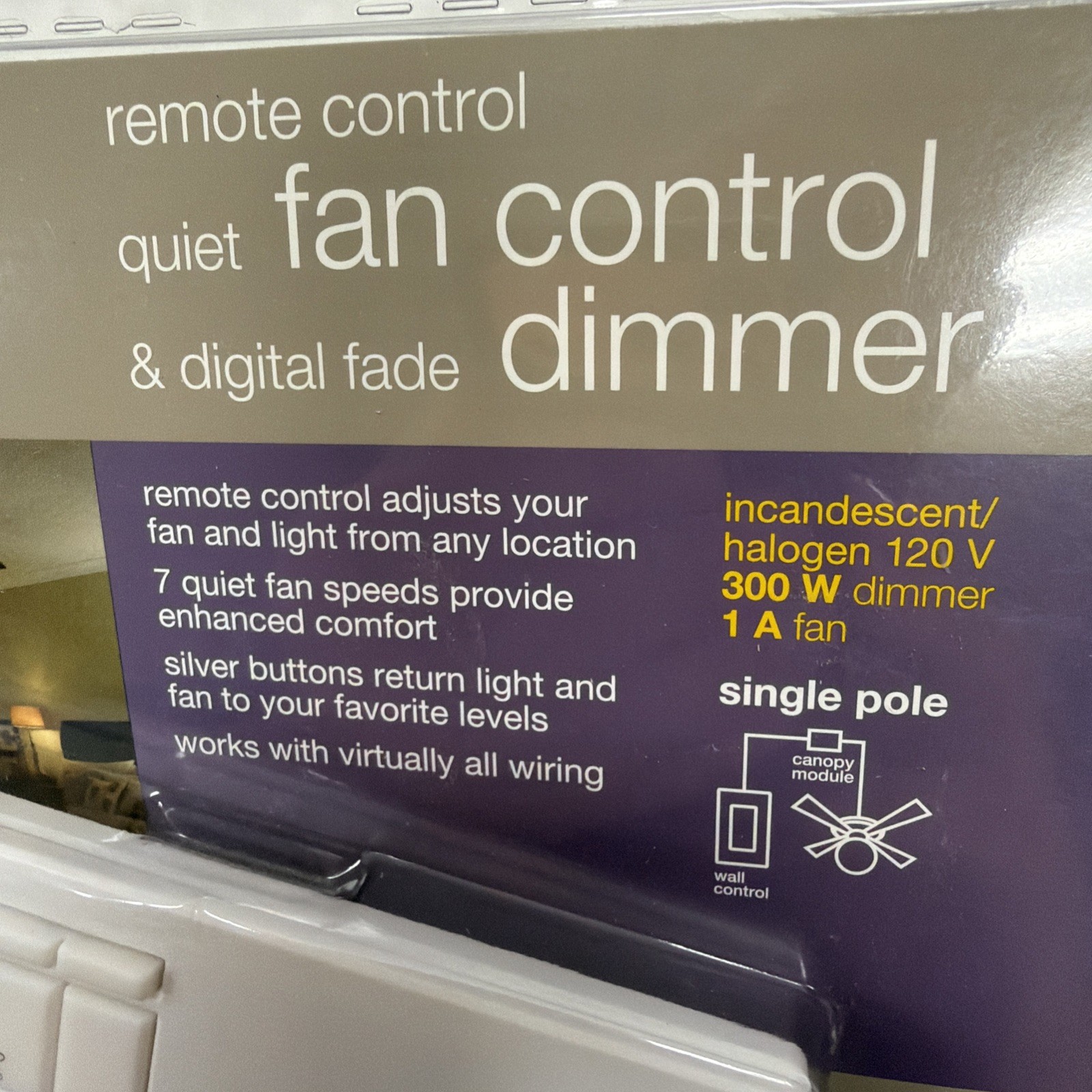 Lutron Fan And Light Remote Control