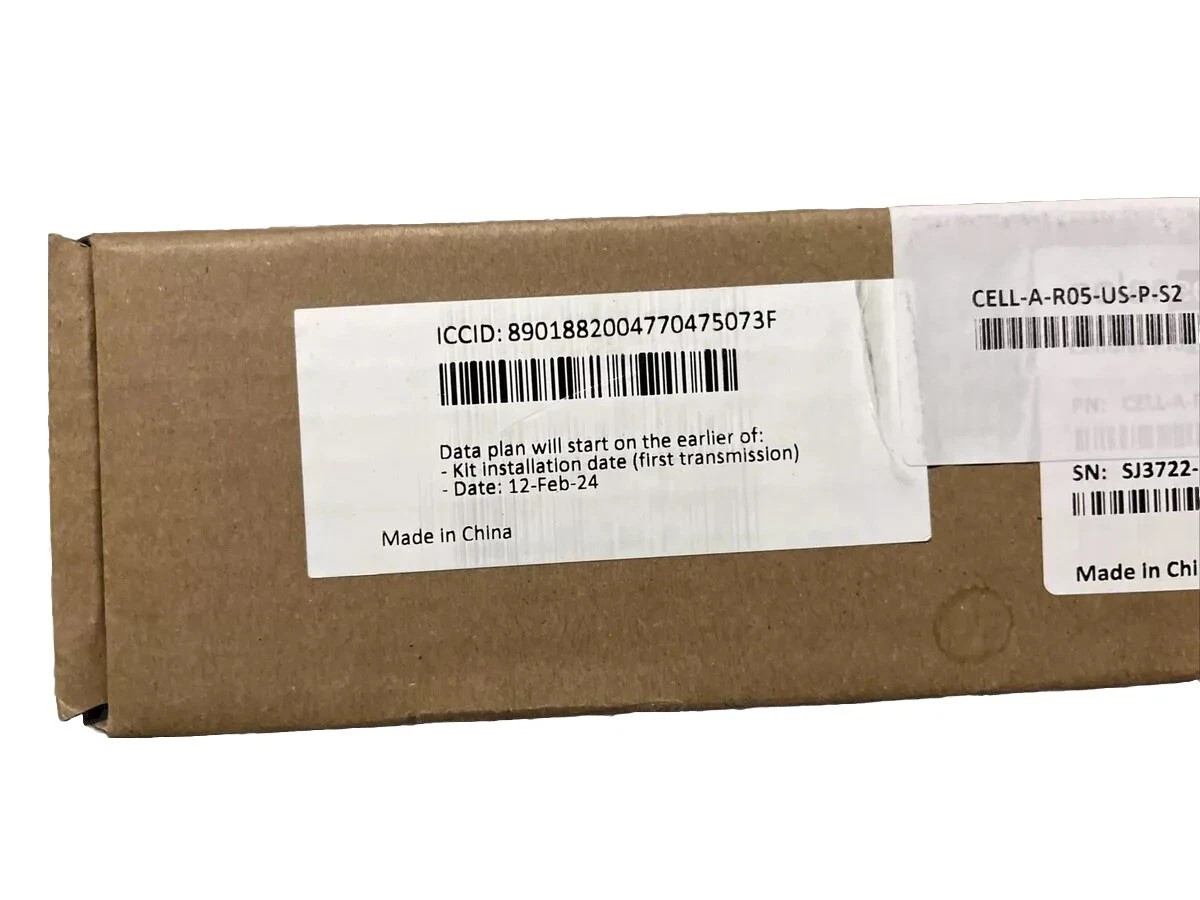 SolarEdge Cell-A-R05-US-P-S2 Cellular GSM Plug-In Kit w Sim Card.