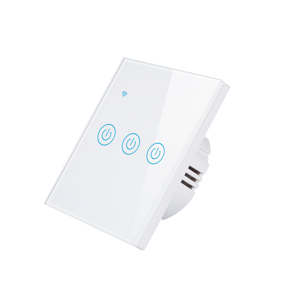 EU WiFi Smart Wall Touch Switch Works with Apple Homekit Neutral Line Dual Mode